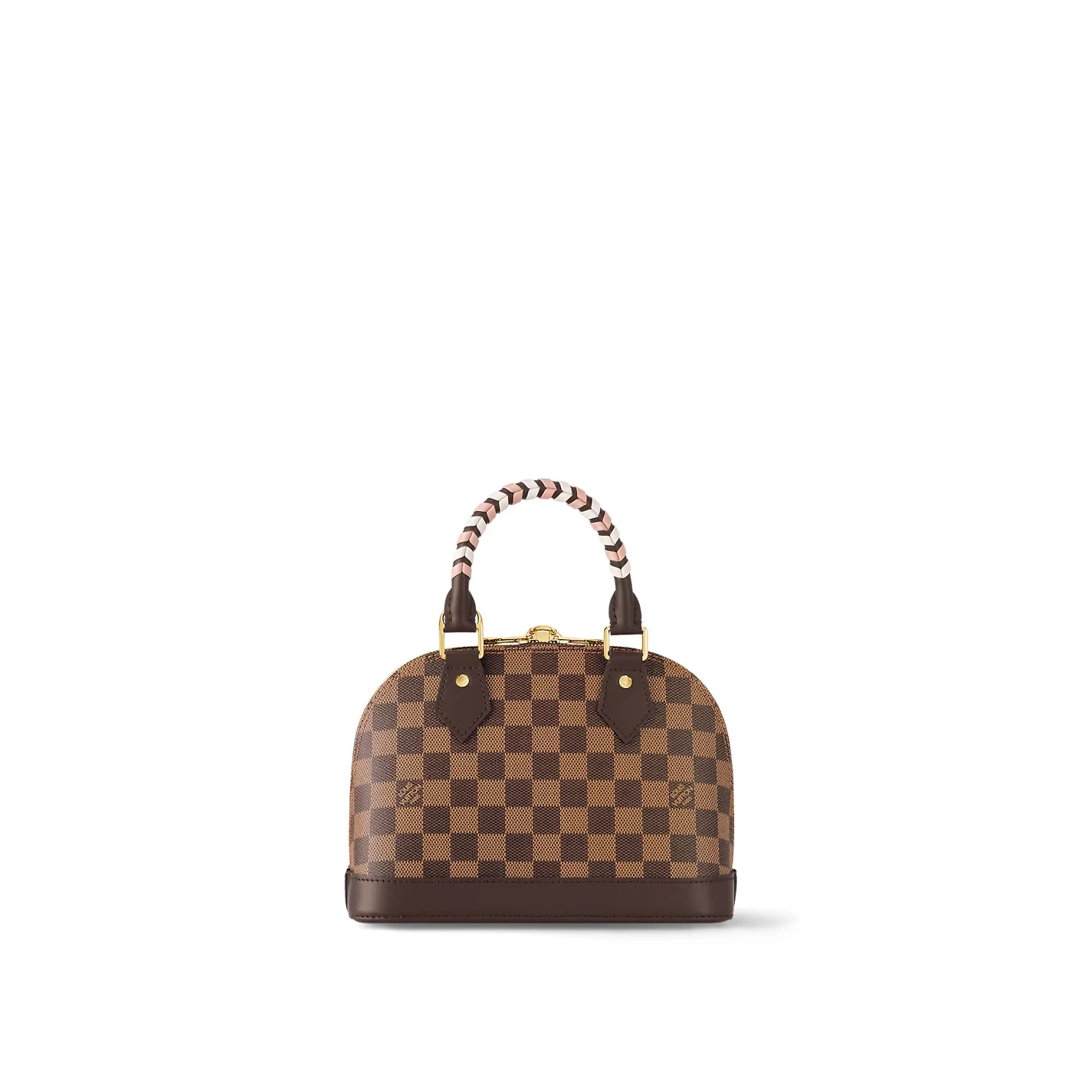 Lv belts replica Louis Vuitton Damier Ebene coated canvas N40447 Braided Alma BB