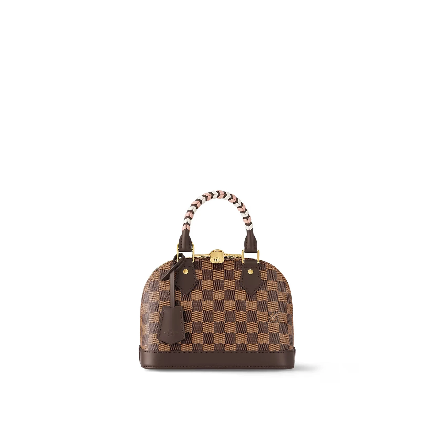 Louis Vuitton Damier Ebene coated canvas N40447 Braided Alma BB