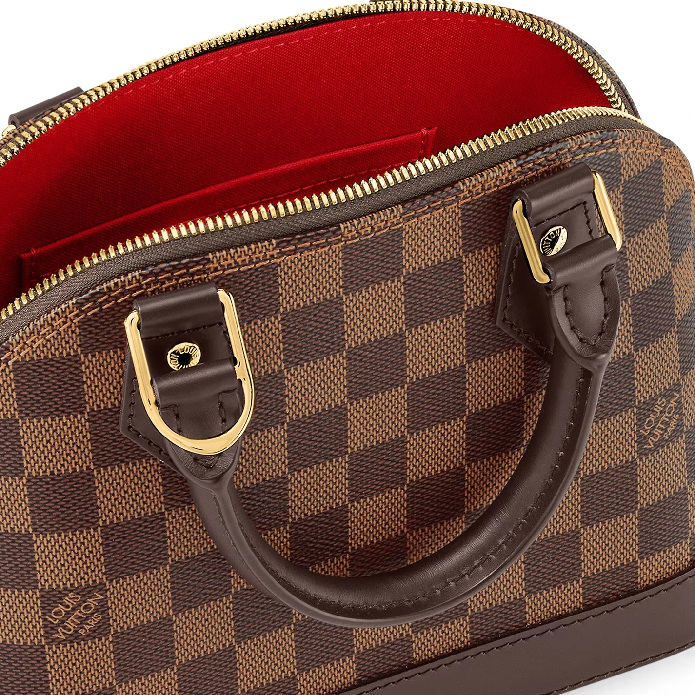Louis vuitton locations Louis Vuitton Damier Ebene coated canvas N41221 Alma BB