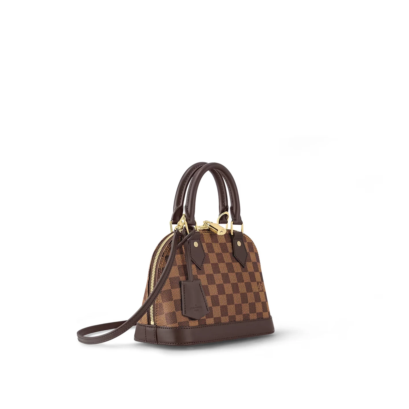 Louis vuitton locations Louis Vuitton Damier Ebene coated canvas N41221 Alma BB