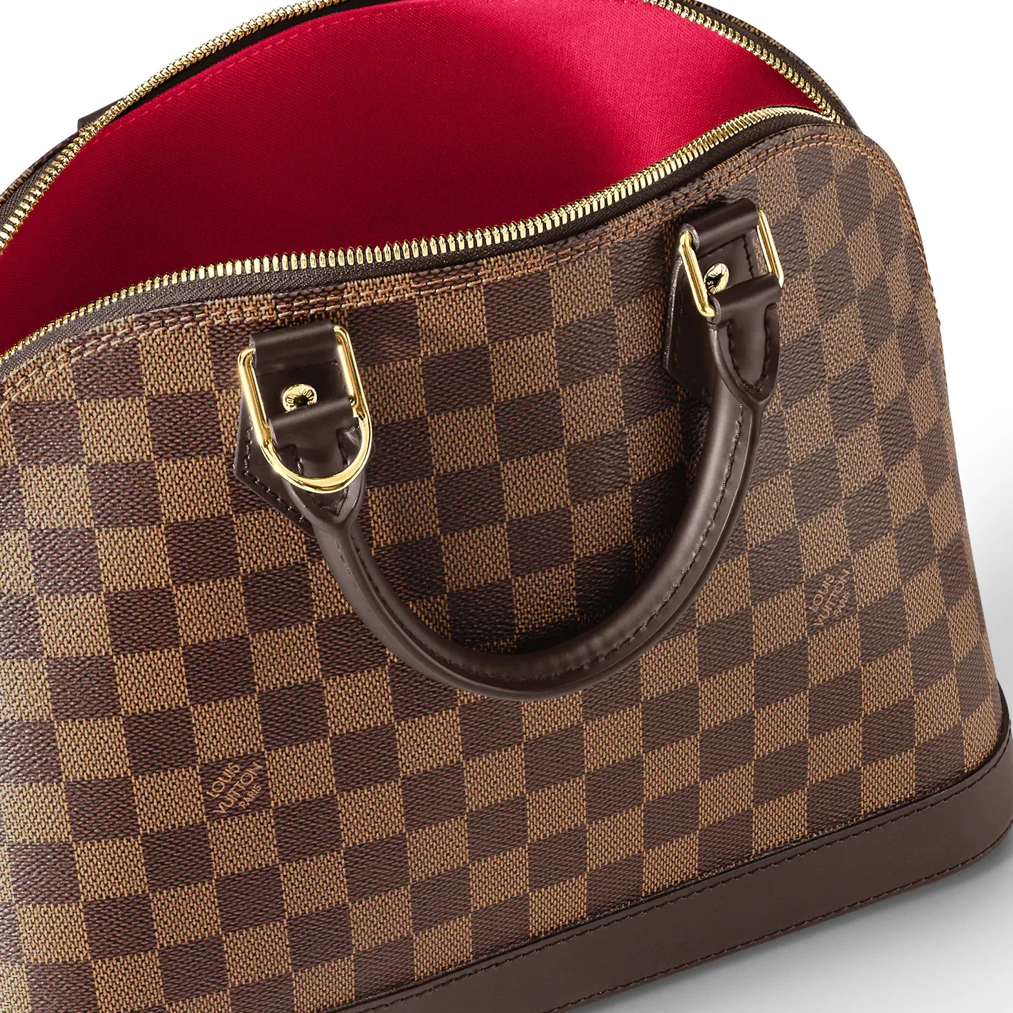 Louis vuitton locations Louis Vuitton Damier Ebene coated canvas N53151 Alma PM