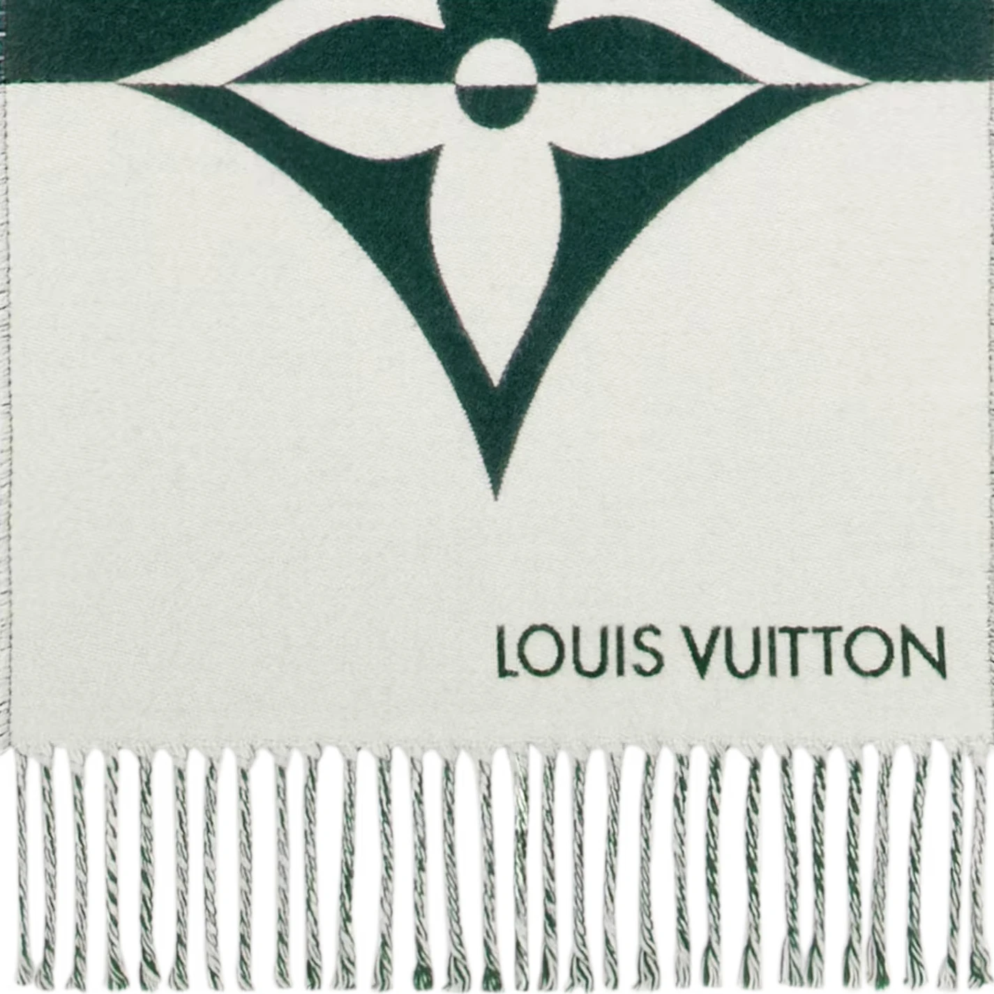 Mythick.ru Louis Vuitton Dark Green M79139 Graphic Dual Scarf