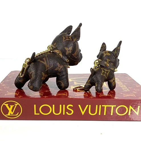 Replica bag Louis Vuitton Dog Charm Keychain