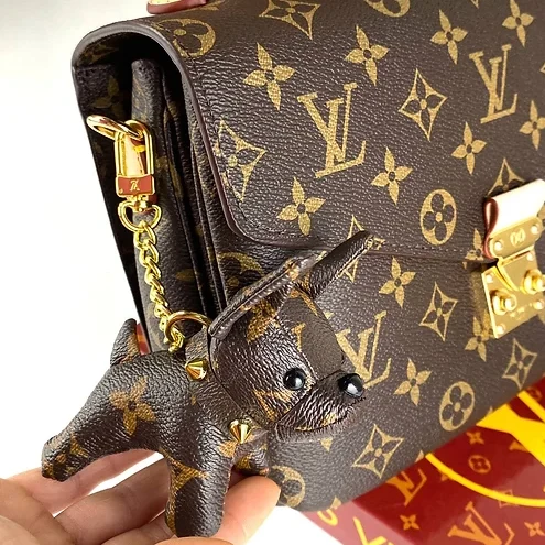 Replica bag Louis Vuitton Dog Charm Keychain