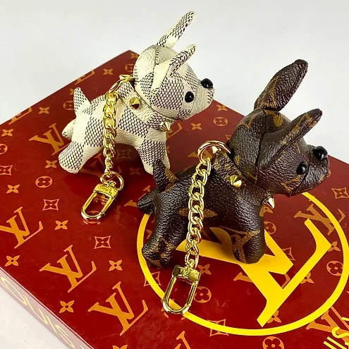 Replica bag Louis Vuitton Dog Charm Keychain