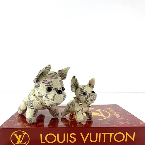 Replica bag Louis Vuitton Dog Charm Keychain