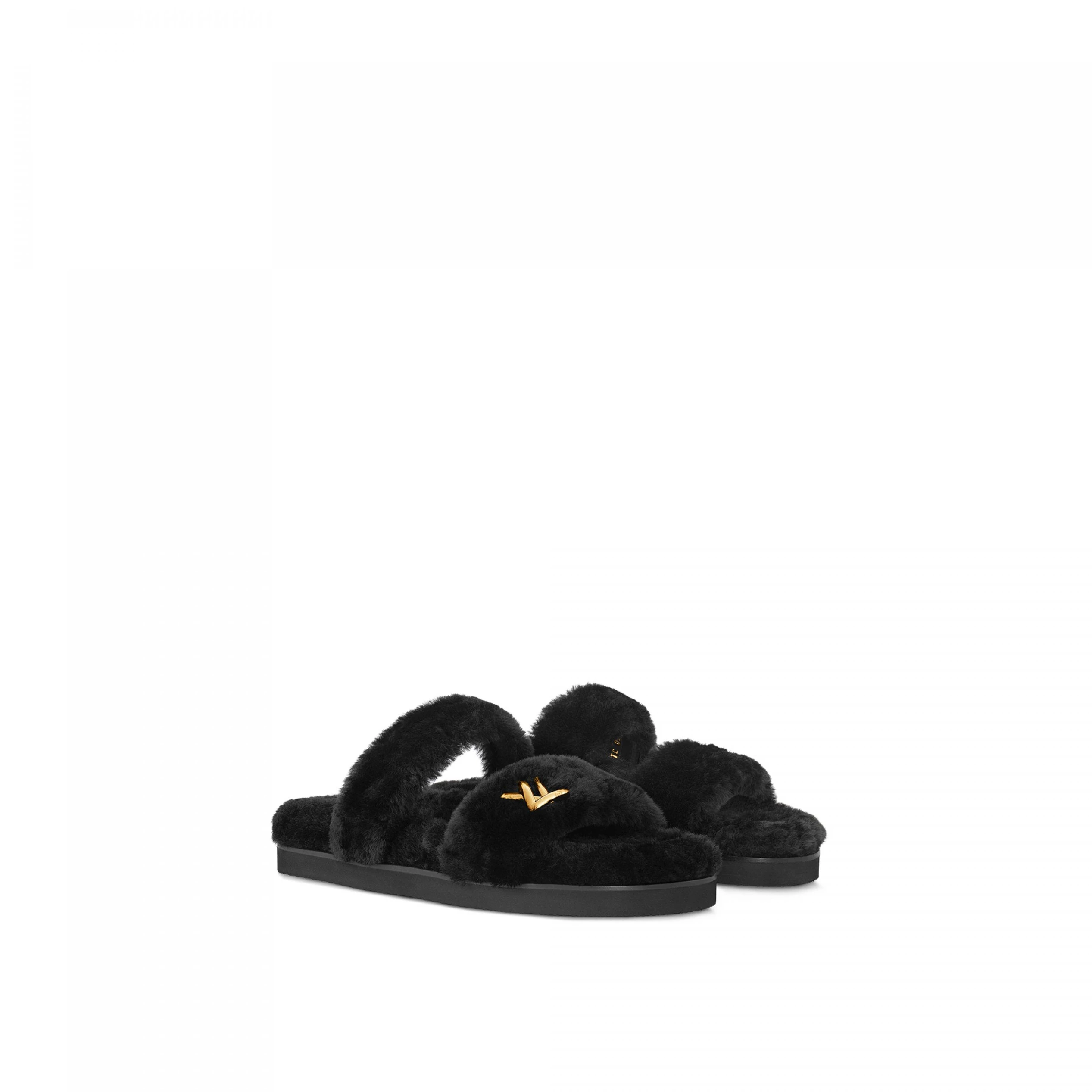 Louis vuitton locations Louis Vuitton Flight Mode LV Sunset Comfort Flat Mule Black 1AC716