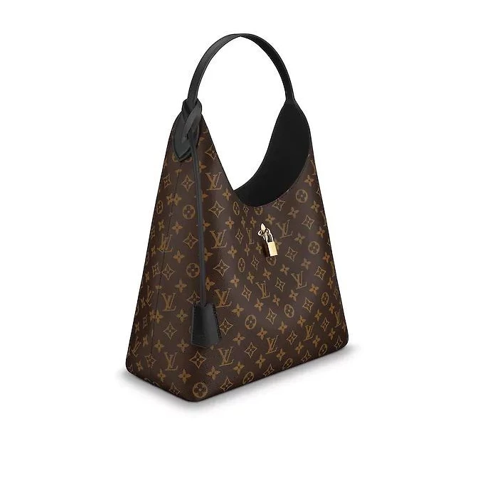Top lv Louis Vuitton Flower Hobo M43545
