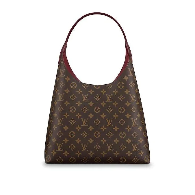 Top lv Louis Vuitton Flower Hobo M43547