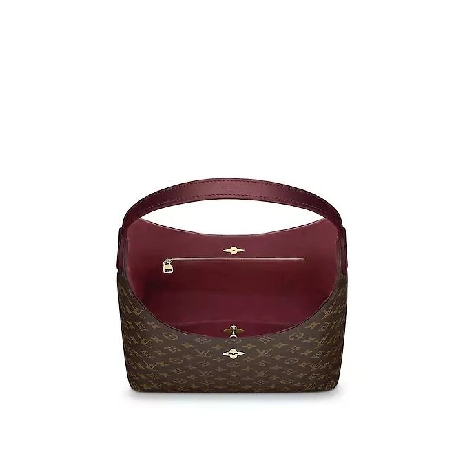 Top lv Louis Vuitton Flower Hobo M43547