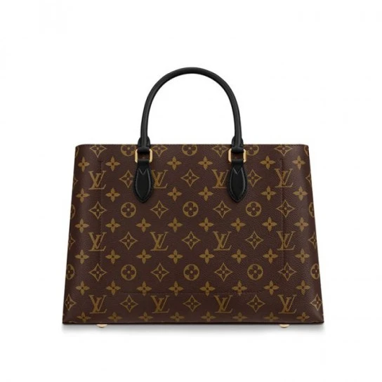 Top lv Louis Vuitton Flower Tote Black M43550 Red M43553