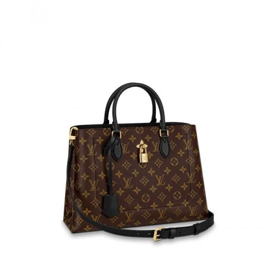 Louis Vuitton Flower Tote Black M43550 Red M43553