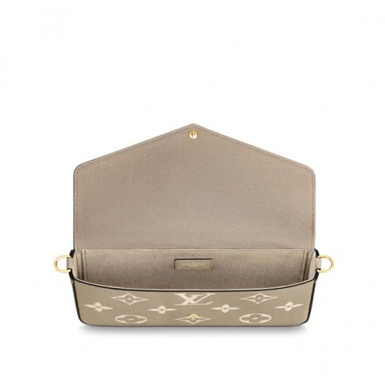 Replica bag Louis Vuitton Félicie Pochette Gray M69977 Black M80482