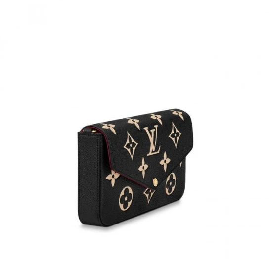 Replica bag Louis Vuitton Félicie Pochette Gray M69977 Black M80482