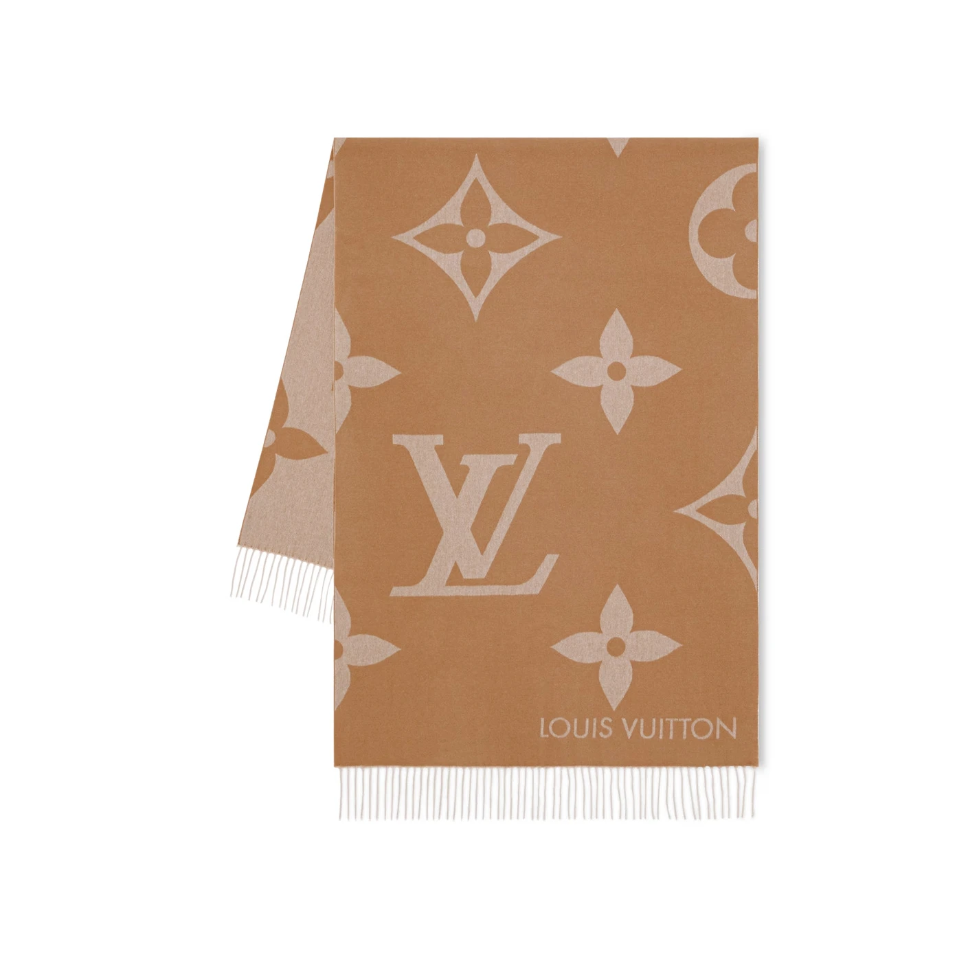 Louis Vuitton Hazelnut M79198 MNG Giant Scarf