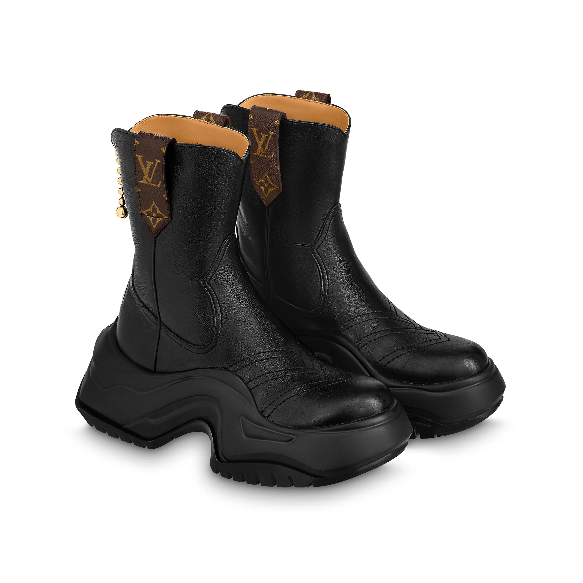 Lv belts replica Louis Vuitton LV Archlight 2.0 Platform Ankle Boot Black 1ABHT6