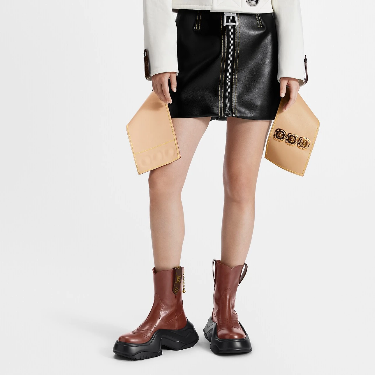 Mythick Louis Vuitton LV Archlight 2.0 Platform Ankle Boot Brown 1ABHSQ