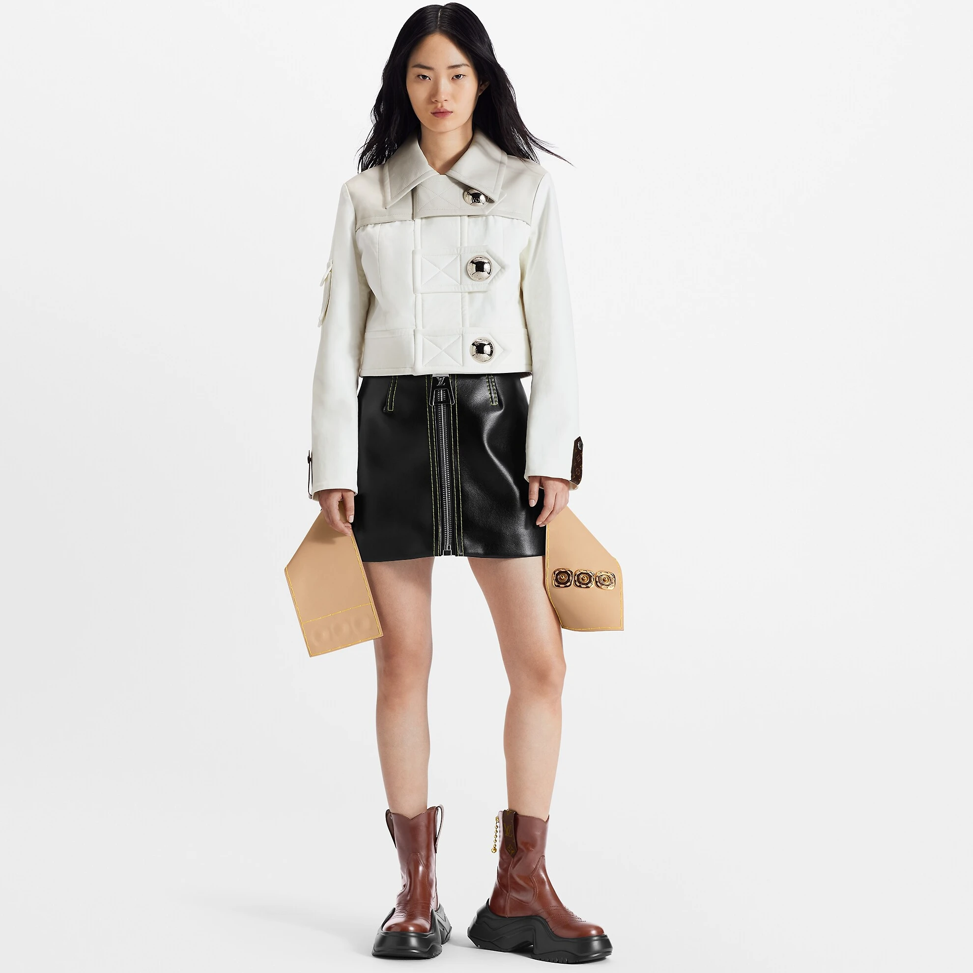 Mythick Louis Vuitton LV Archlight 2.0 Platform Ankle Boot Brown 1ABHSQ