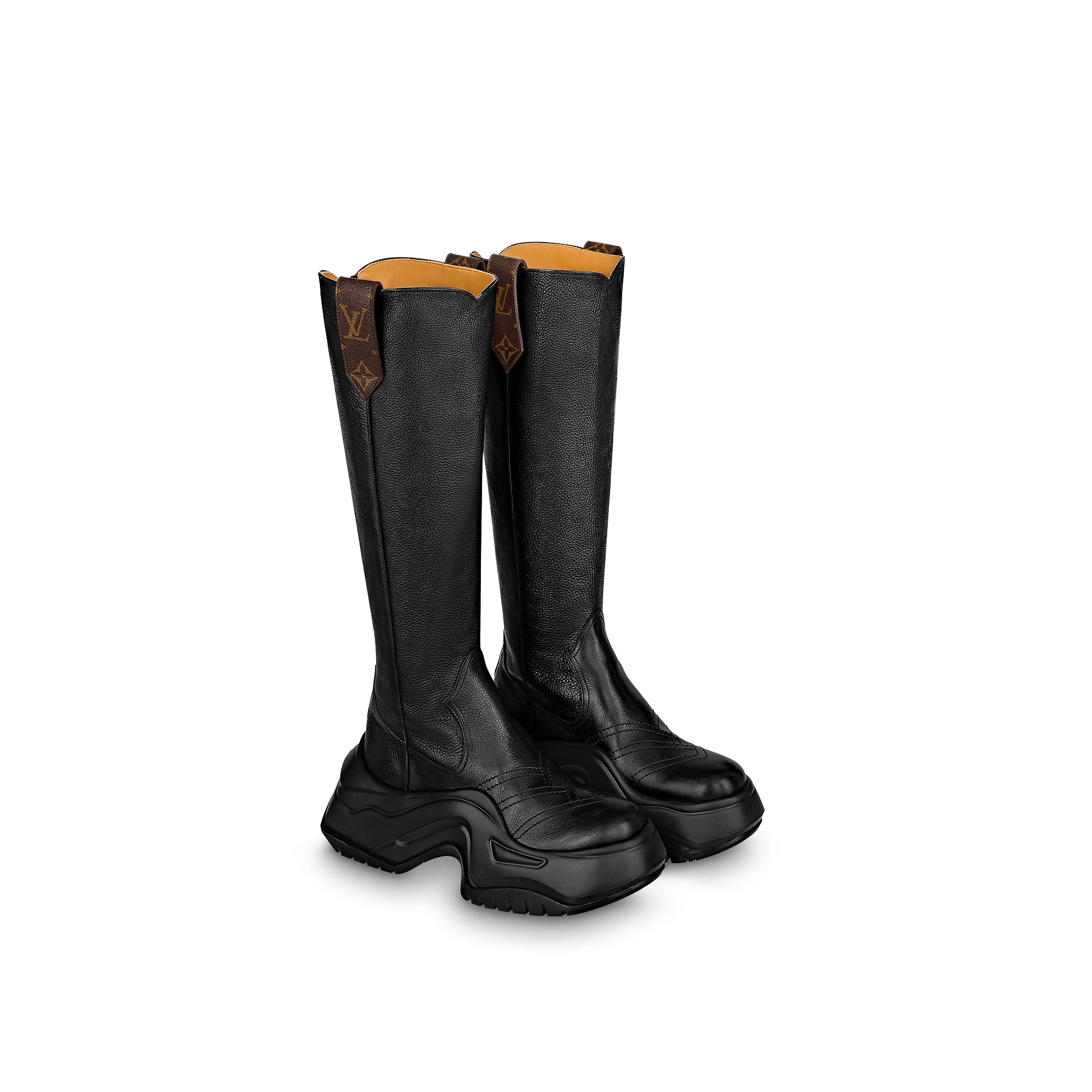 Mythick ru Louis Vuitton LV Archlight 2.0 Platform High Boot Black 1ABHSY