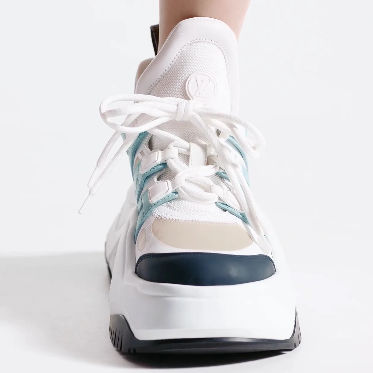 Louis vuitton locations Louis Vuitton LV Archlight 2.0 Platform Sneaker Blue Gray 1ABIHW