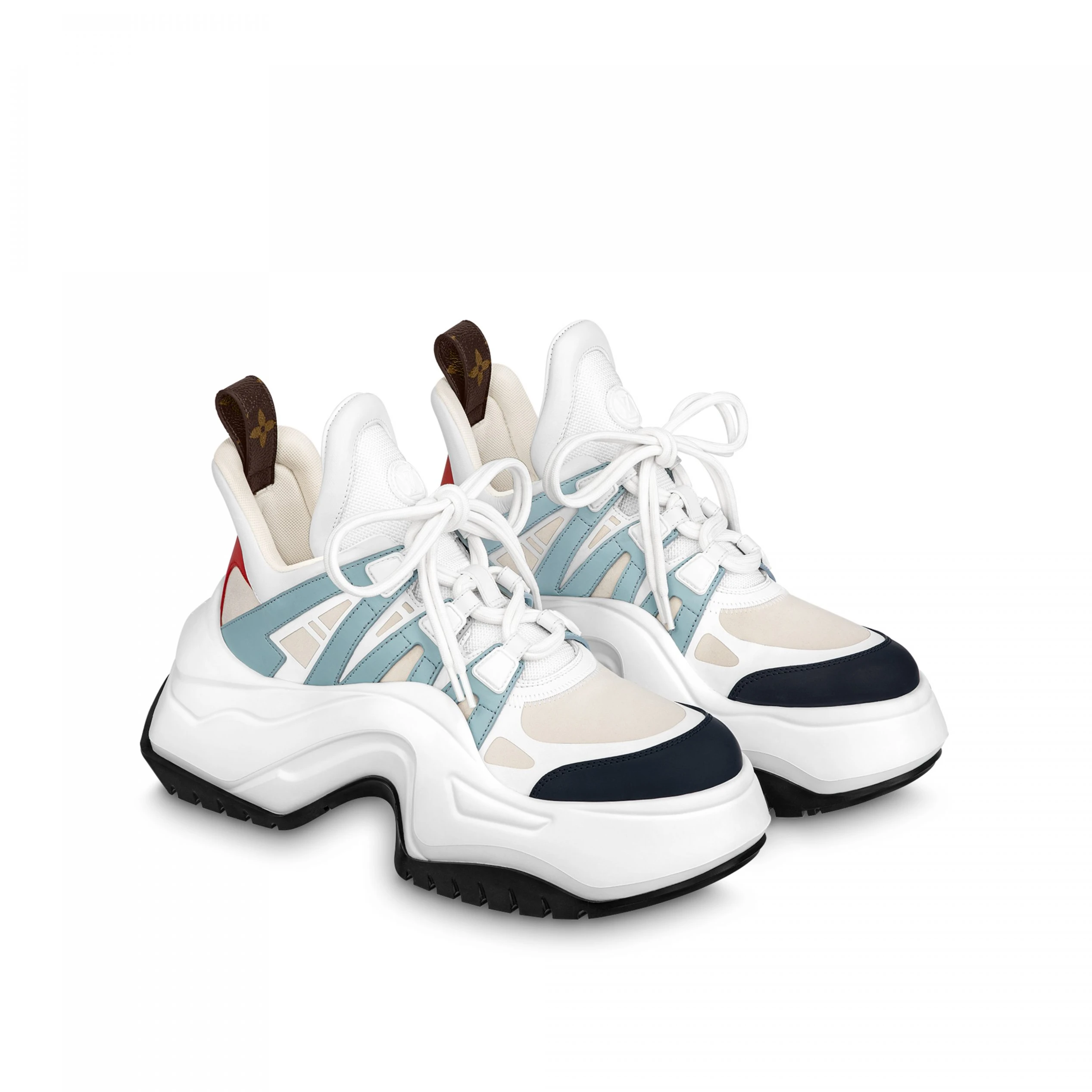 Louis vuitton locations Louis Vuitton LV Archlight 2.0 Platform Sneaker Blue Gray 1ABIHW