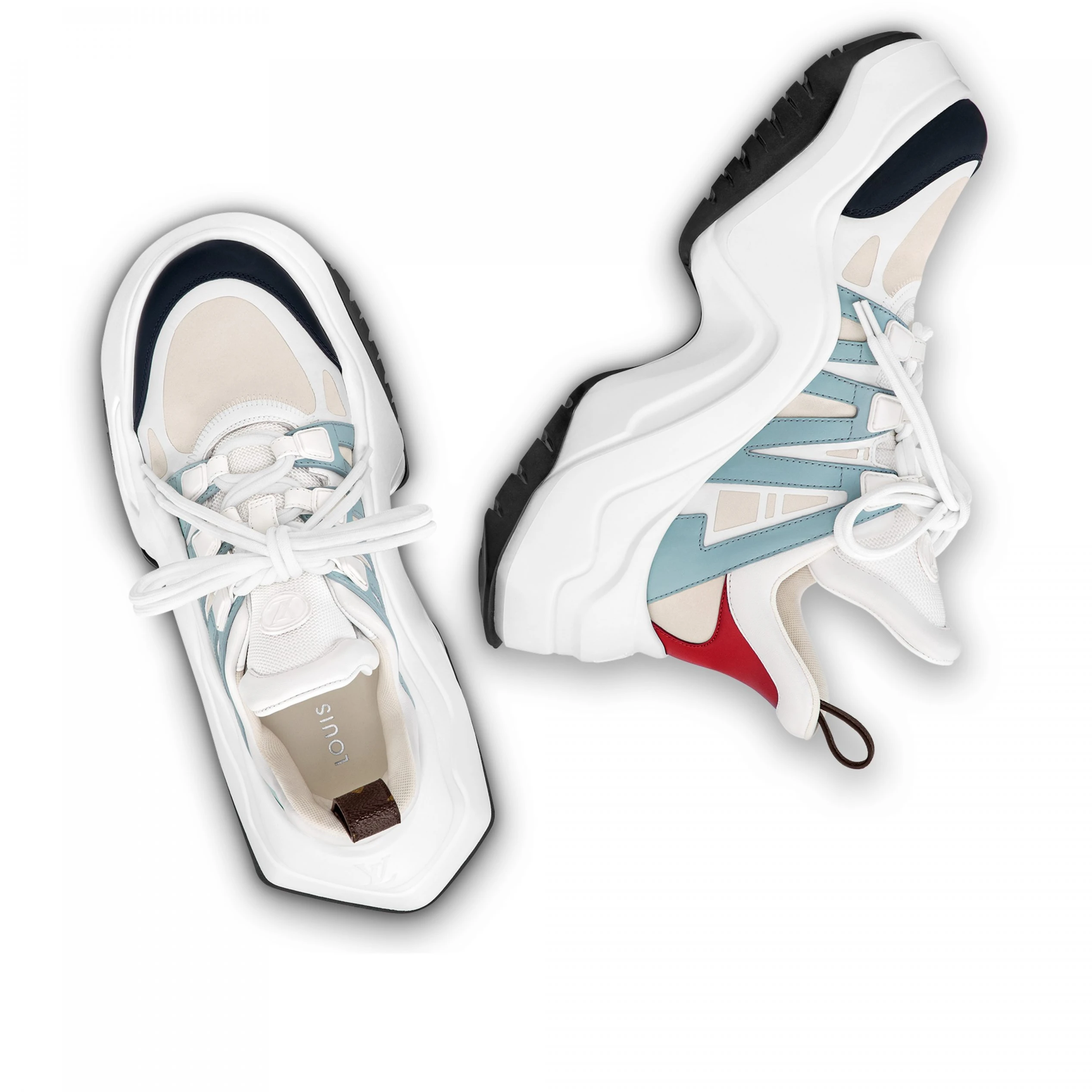 Louis vuitton locations Louis Vuitton LV Archlight 2.0 Platform Sneaker Blue Gray 1ABIHW