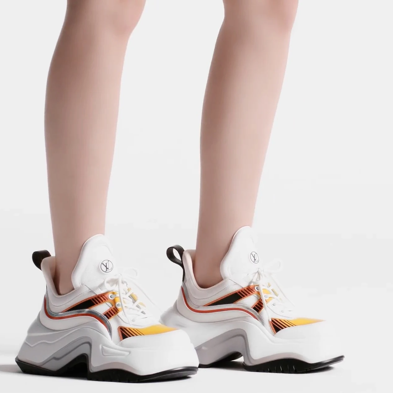Mythick Louis Vuitton LV Archlight 2.0 Sneaker Platform Orange 1ABHZZ