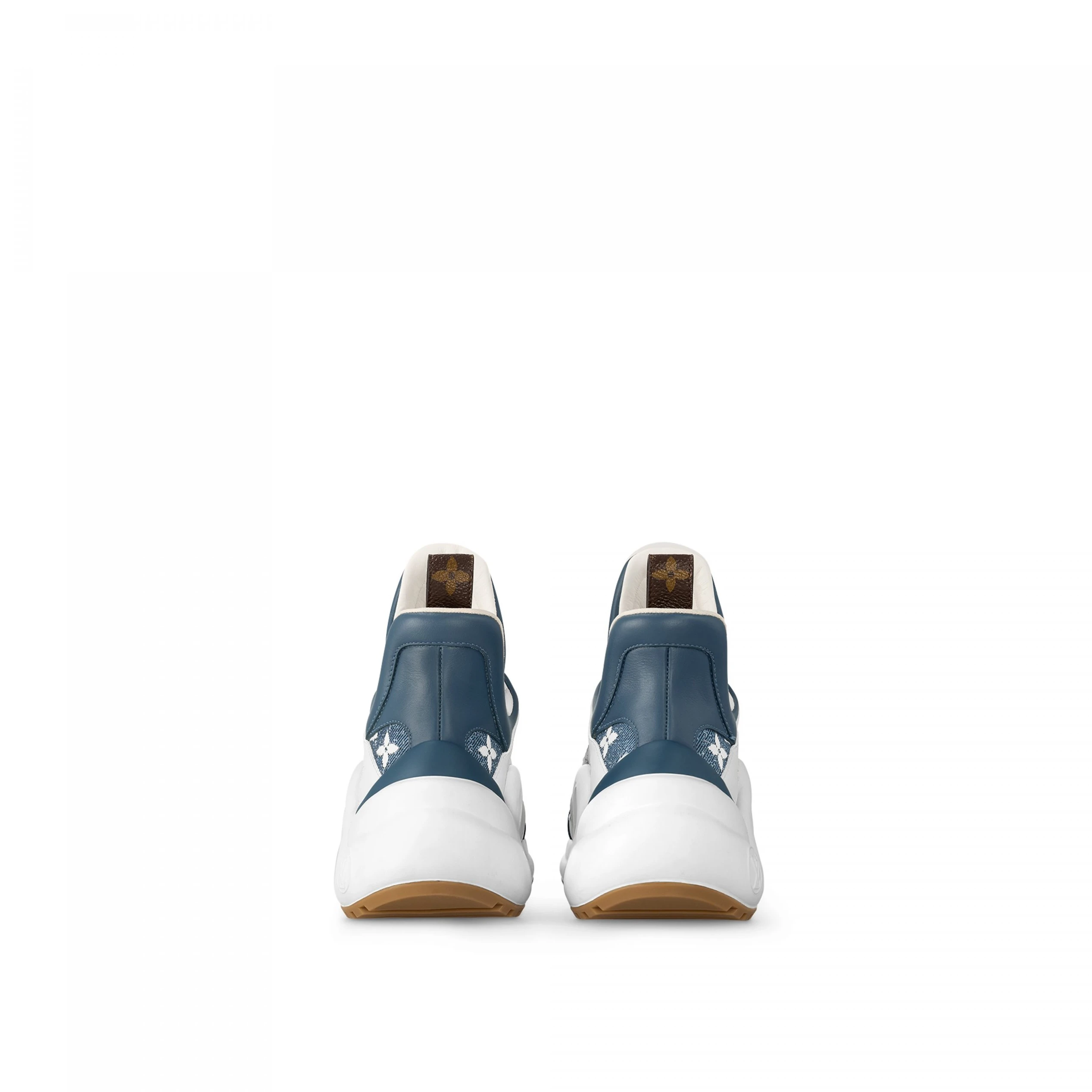 Top lv Louis Vuitton LV Archlight Sneaker Denim Blue 1AC272