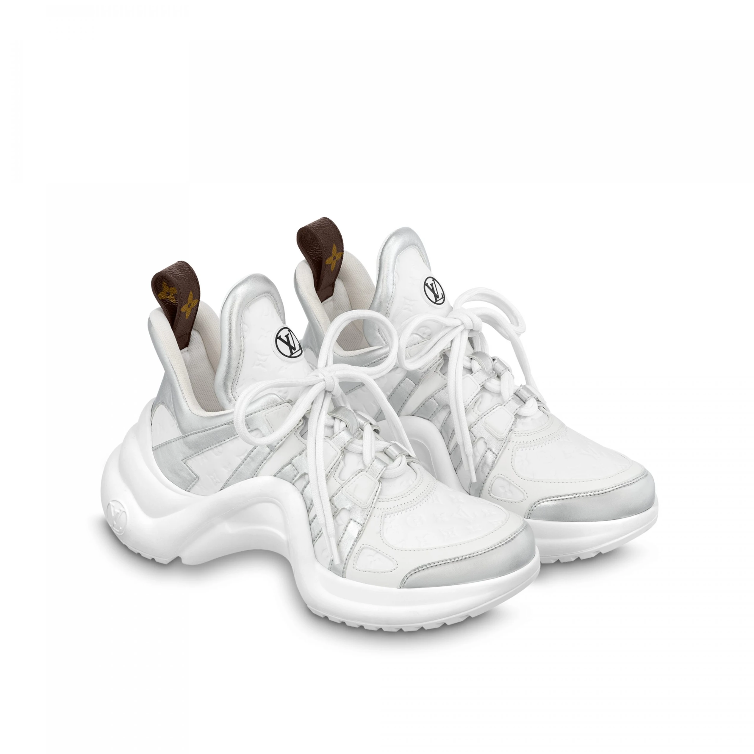 Top lv Louis Vuitton LV Archlight Sneaker Silver 1ABVFU