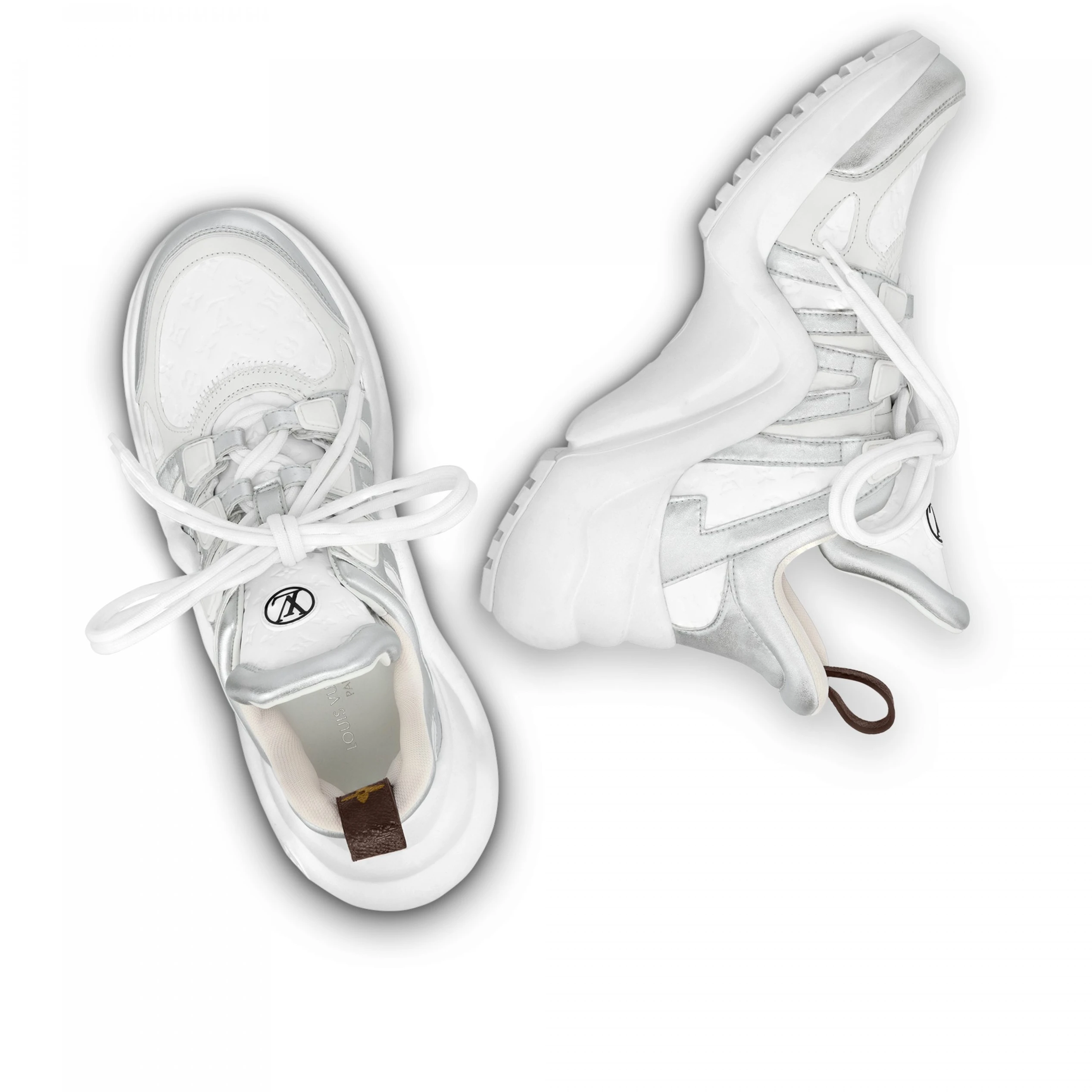 Top lv Louis Vuitton LV Archlight Sneaker Silver 1ABVFU
