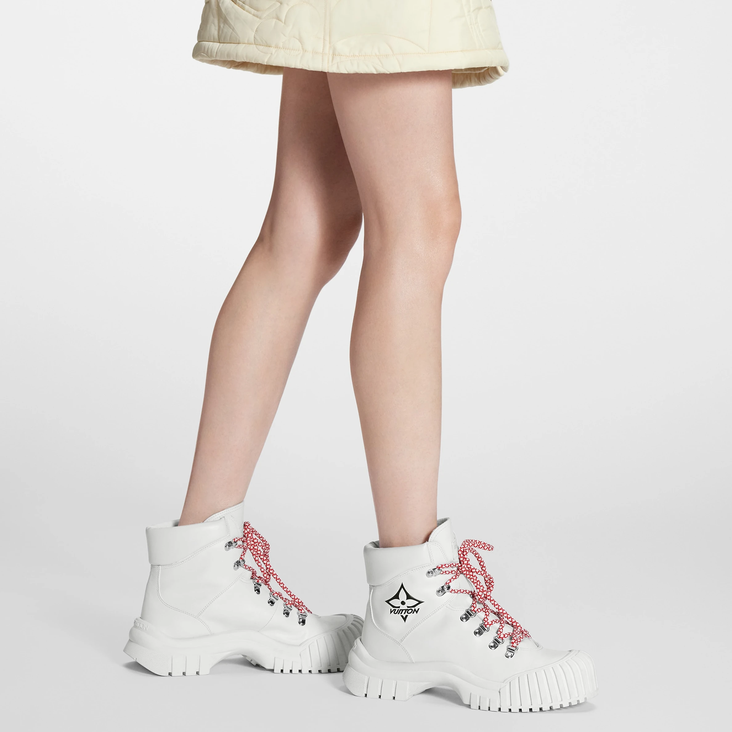 Mythick.ru Louis Vuitton LV Ruby Flat Ranger Boot White 1AAM1U