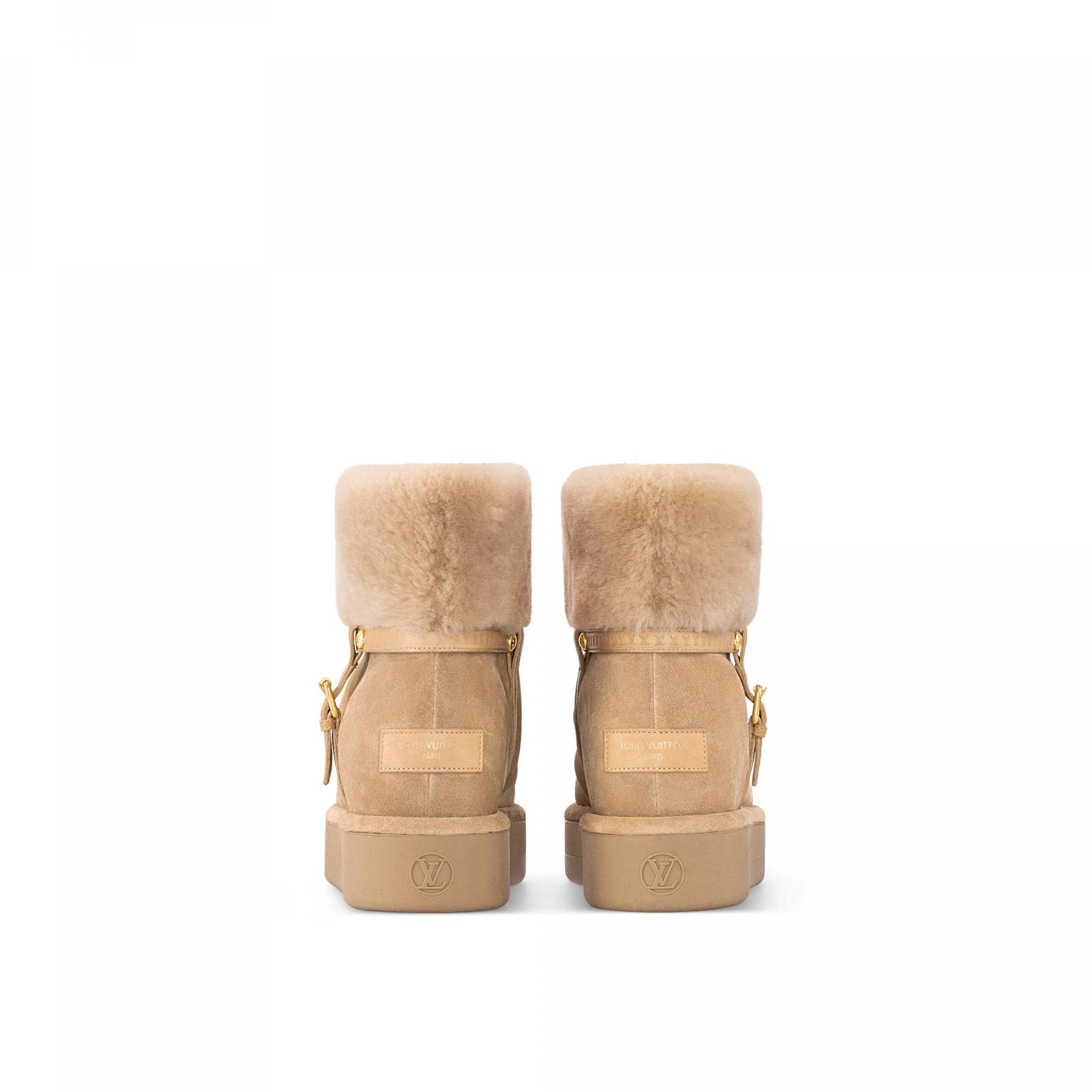 Mythick ru Louis Vuitton LV SKI Aspen Platform Ankle Boot Beige 1AC79J