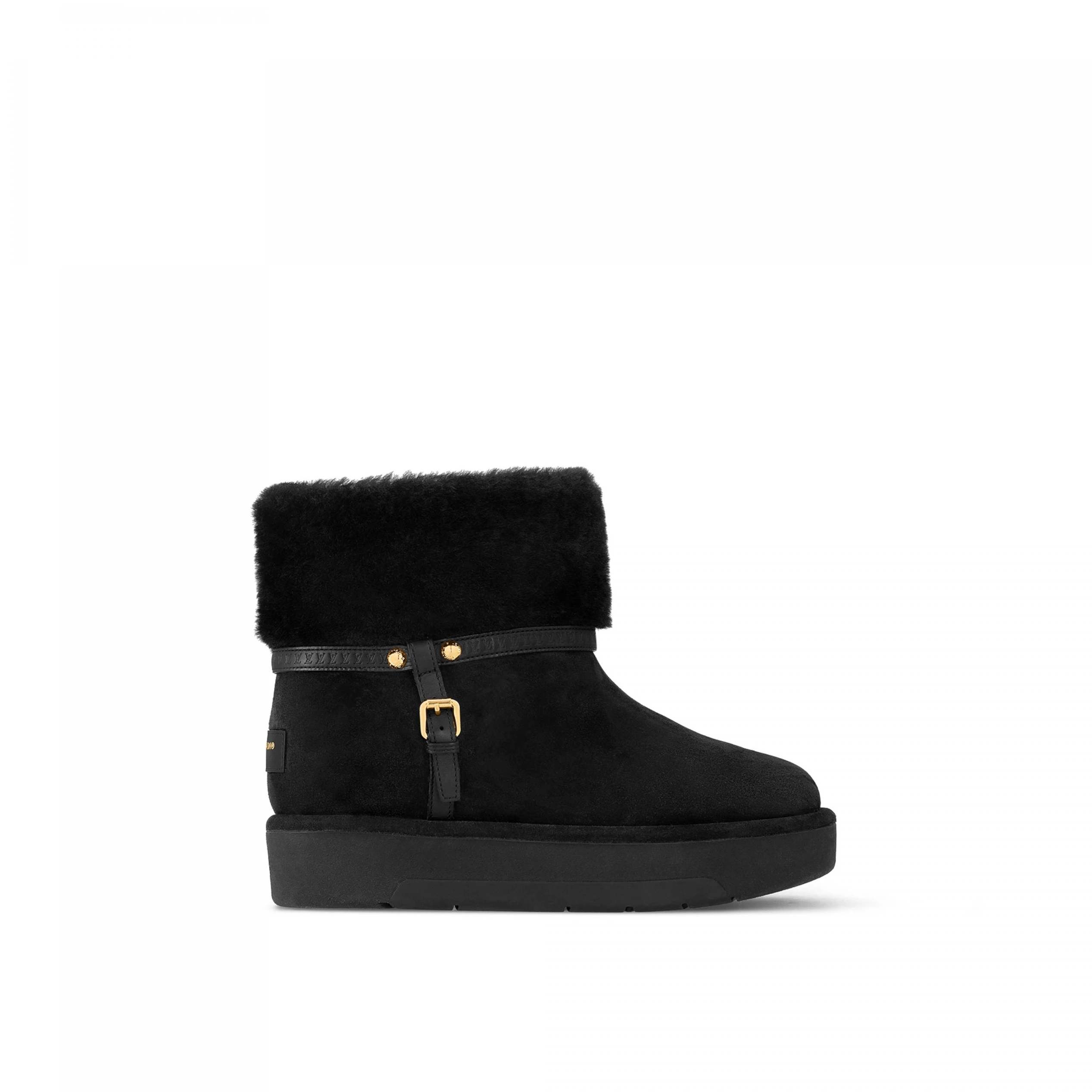 Louis Vuitton LV SKI Aspen Platform Ankle Boot Black 1AC78P
