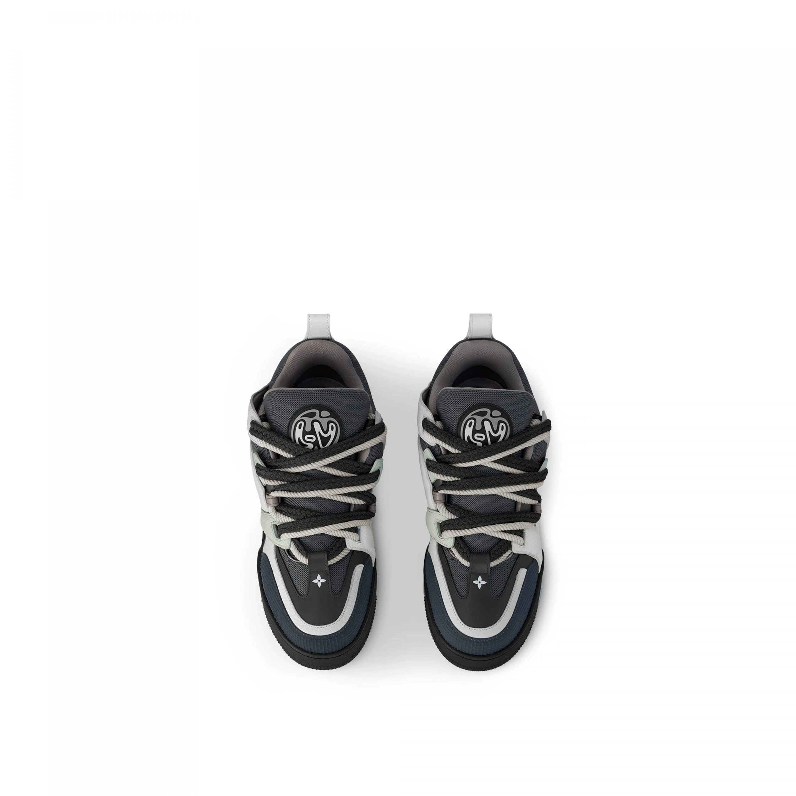 Top lv Louis Vuitton LV Skate Sneaker Anthracite Grey 1ABZ41