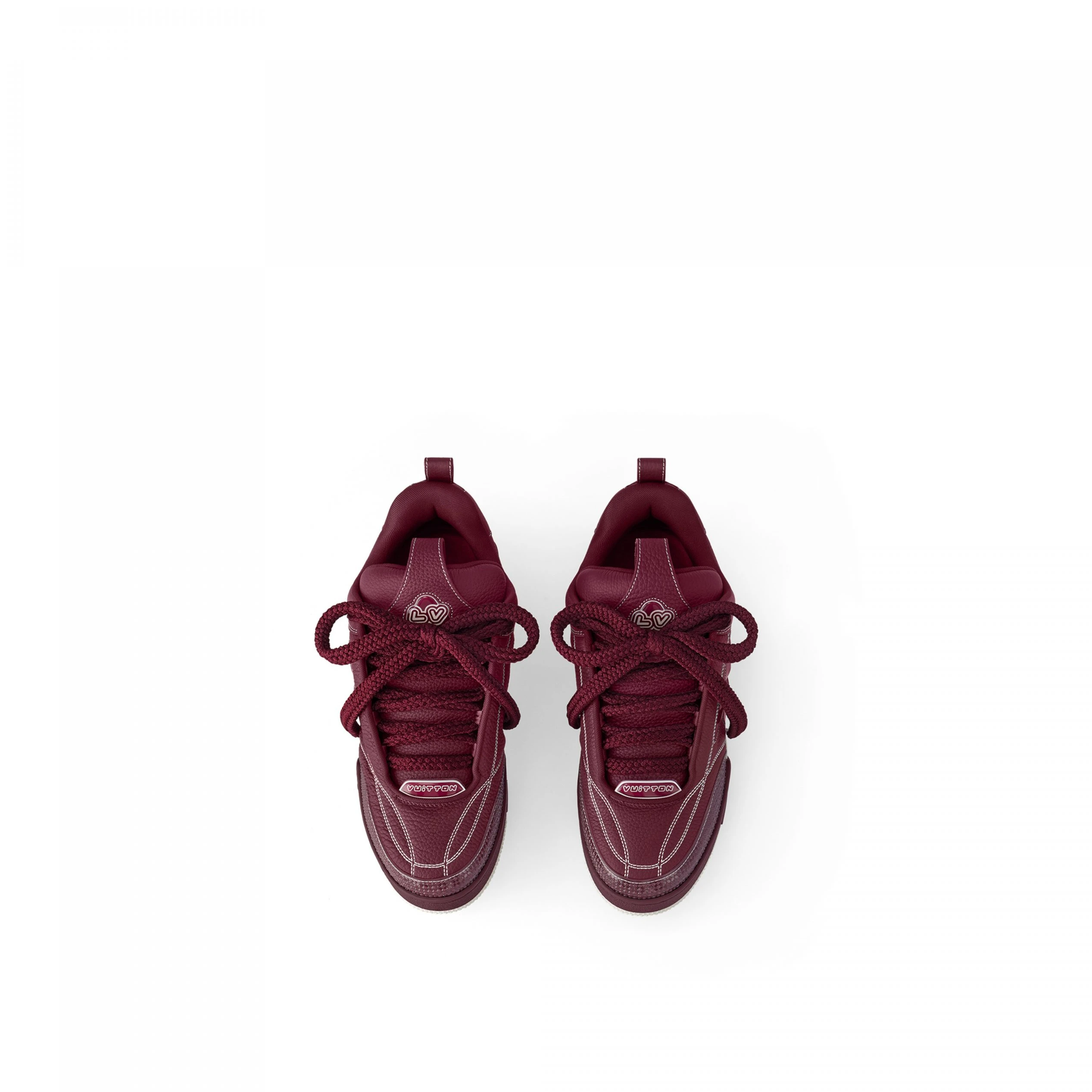 Replica bag Louis Vuitton LV Skate Sneaker Bordeaux Red 1ABZ6N