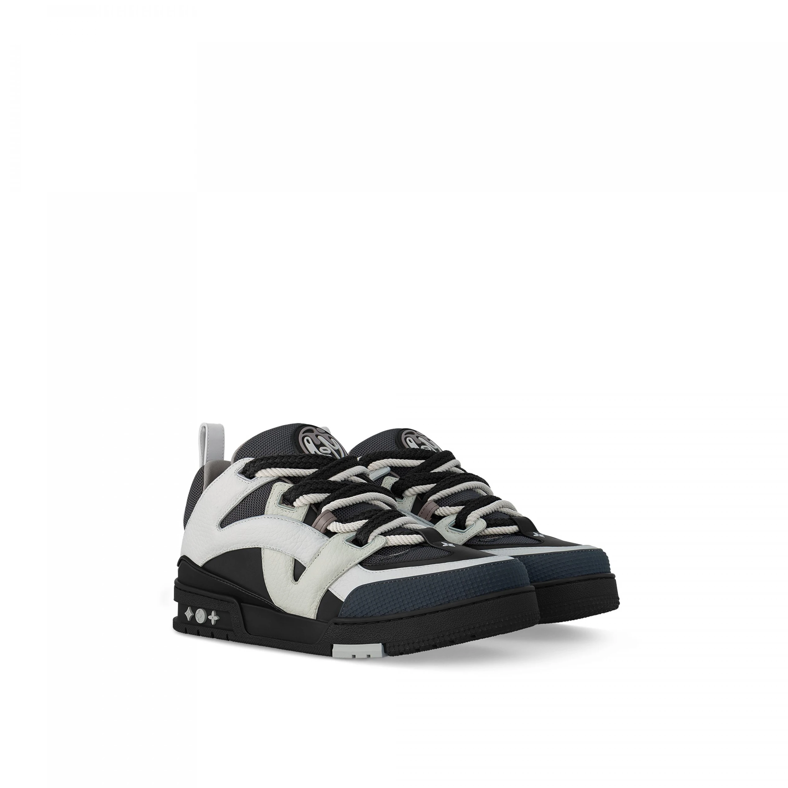 Replica bag Louis Vuitton LV Skate Sneaker Monogram Flowers Anthracite Grey 1ABZ4D
