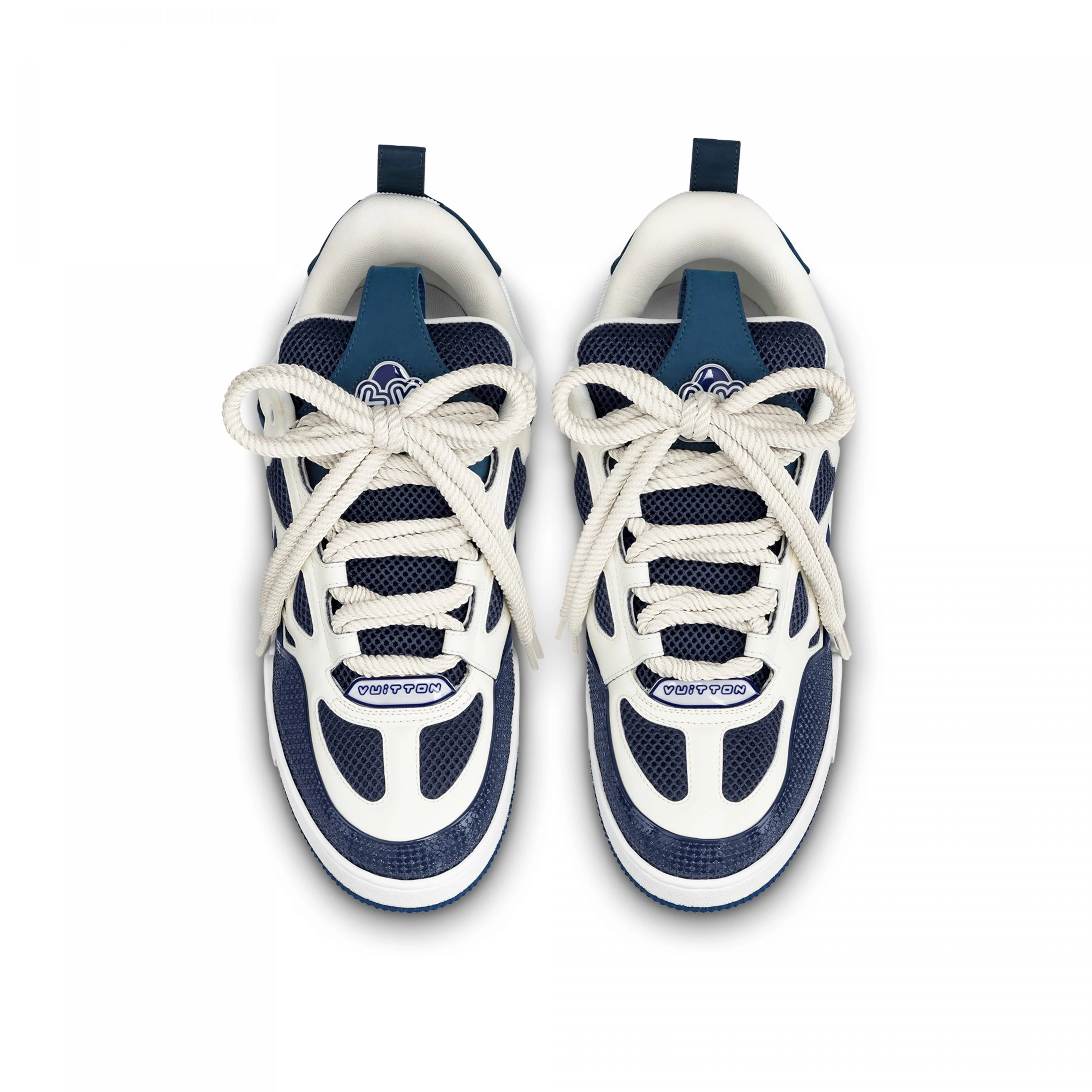 Mythick.ru Louis Vuitton LV Skate Sneaker Navy Blue Marine 1ACF1U