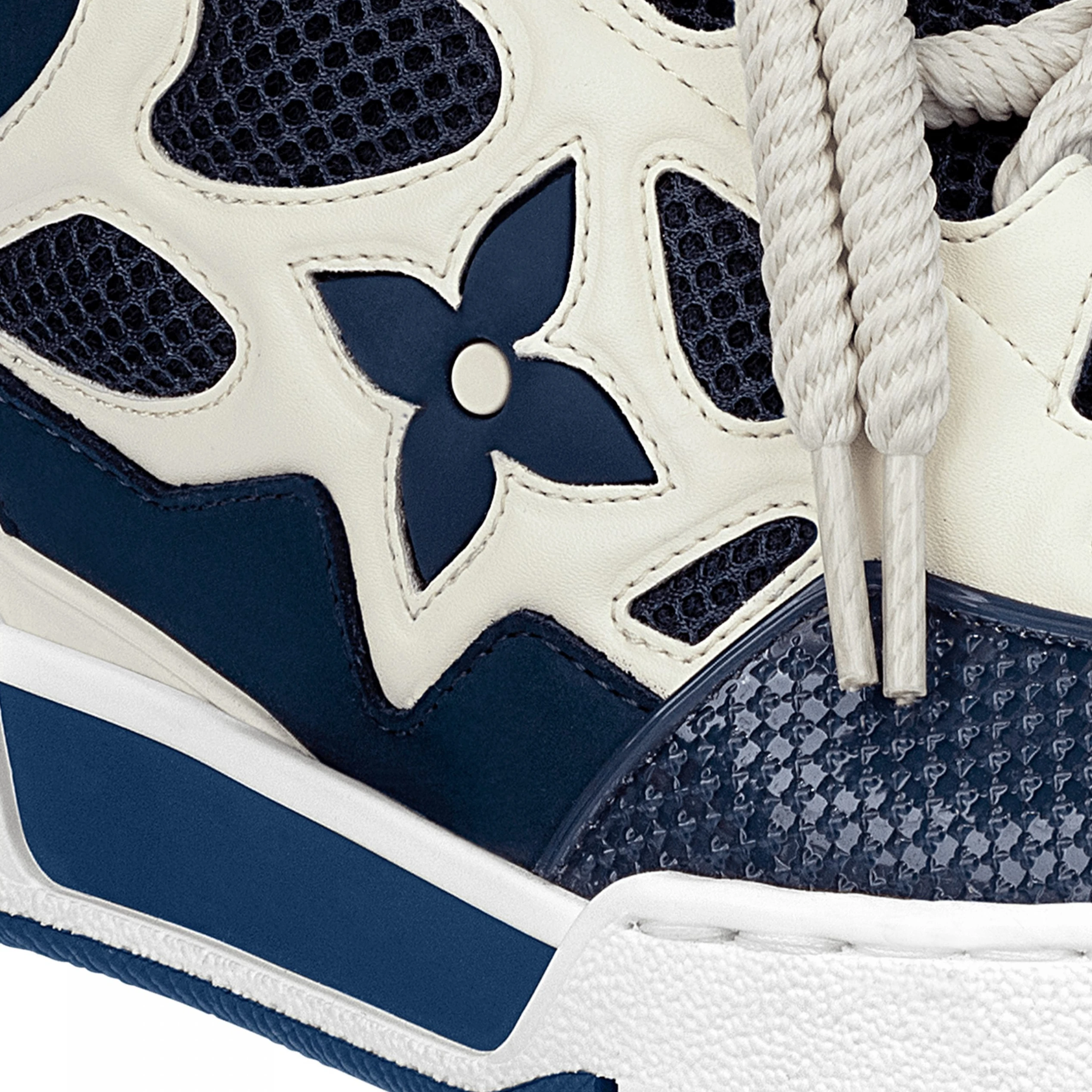 Mythick.ru Louis Vuitton LV Skate Sneaker Navy Blue Marine 1ACF1U