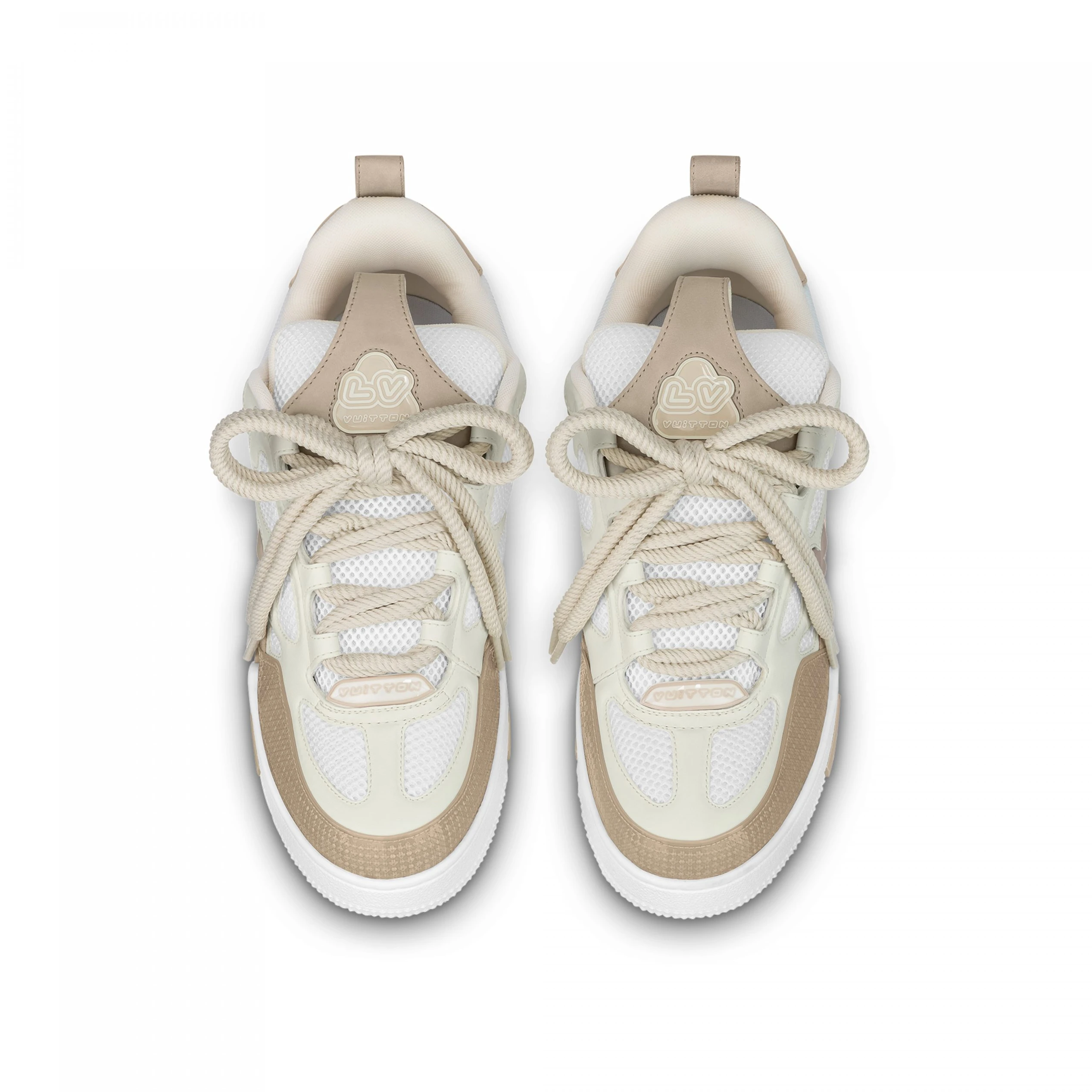 Mythick.ru Louis Vuitton LV Skate Sneaker Since 54 Monogram Flowers Beige 1AARQG