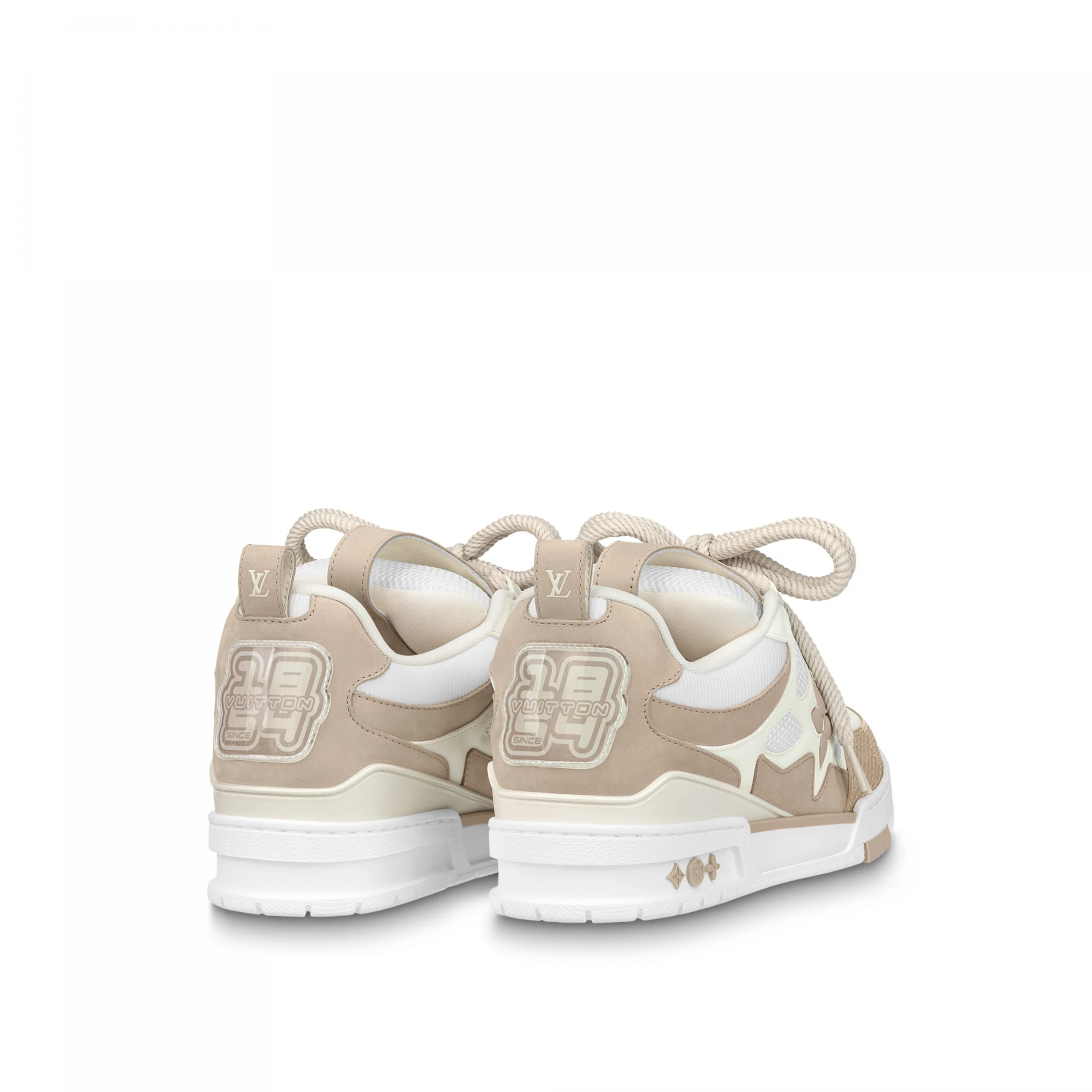 Mythick.ru Louis Vuitton LV Skate Sneaker Since 54 Monogram Flowers Beige 1AARQG
