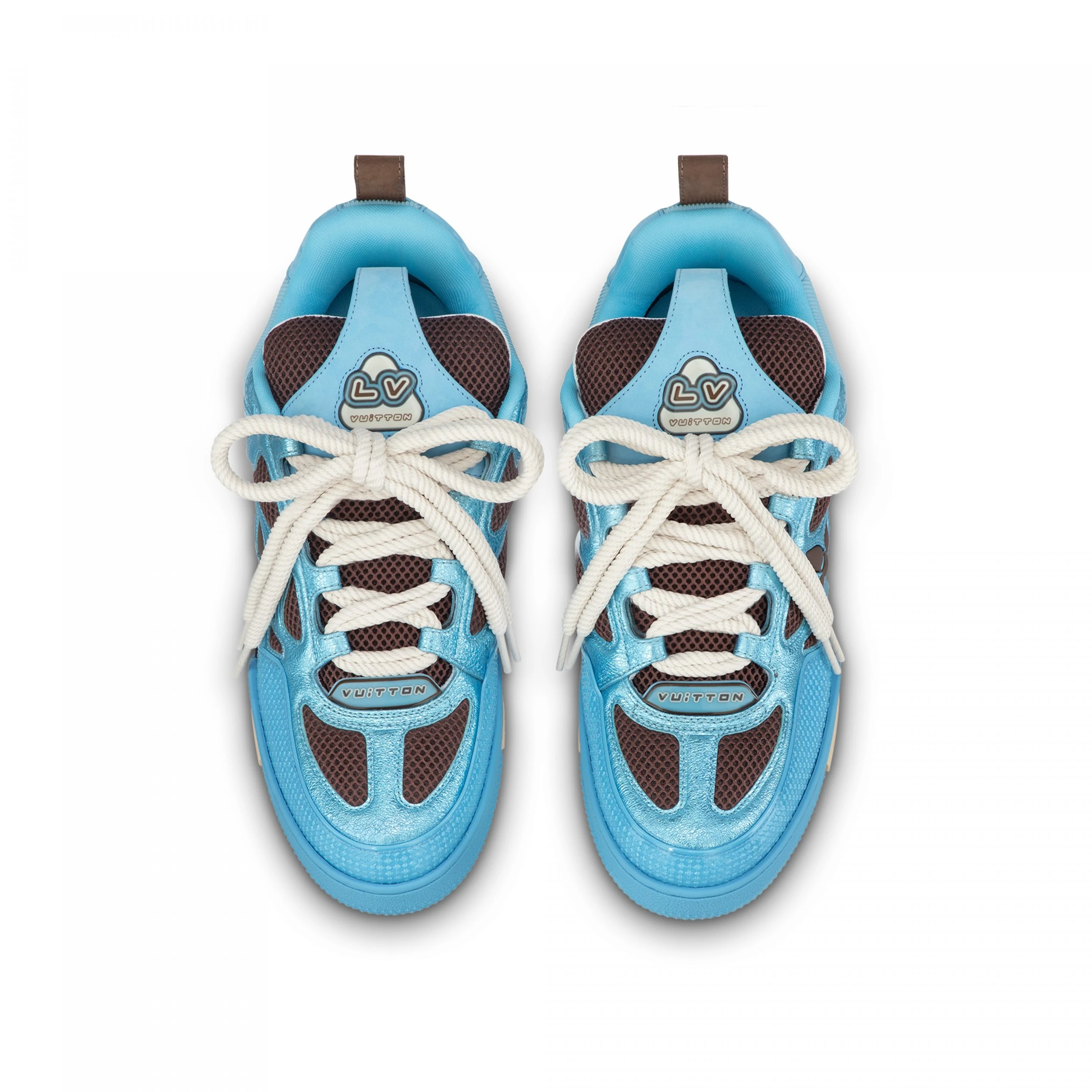 Mythick ru Louis Vuitton LV Skate Sneaker Since 54 Monogram Flowers Blue 1ABMIC