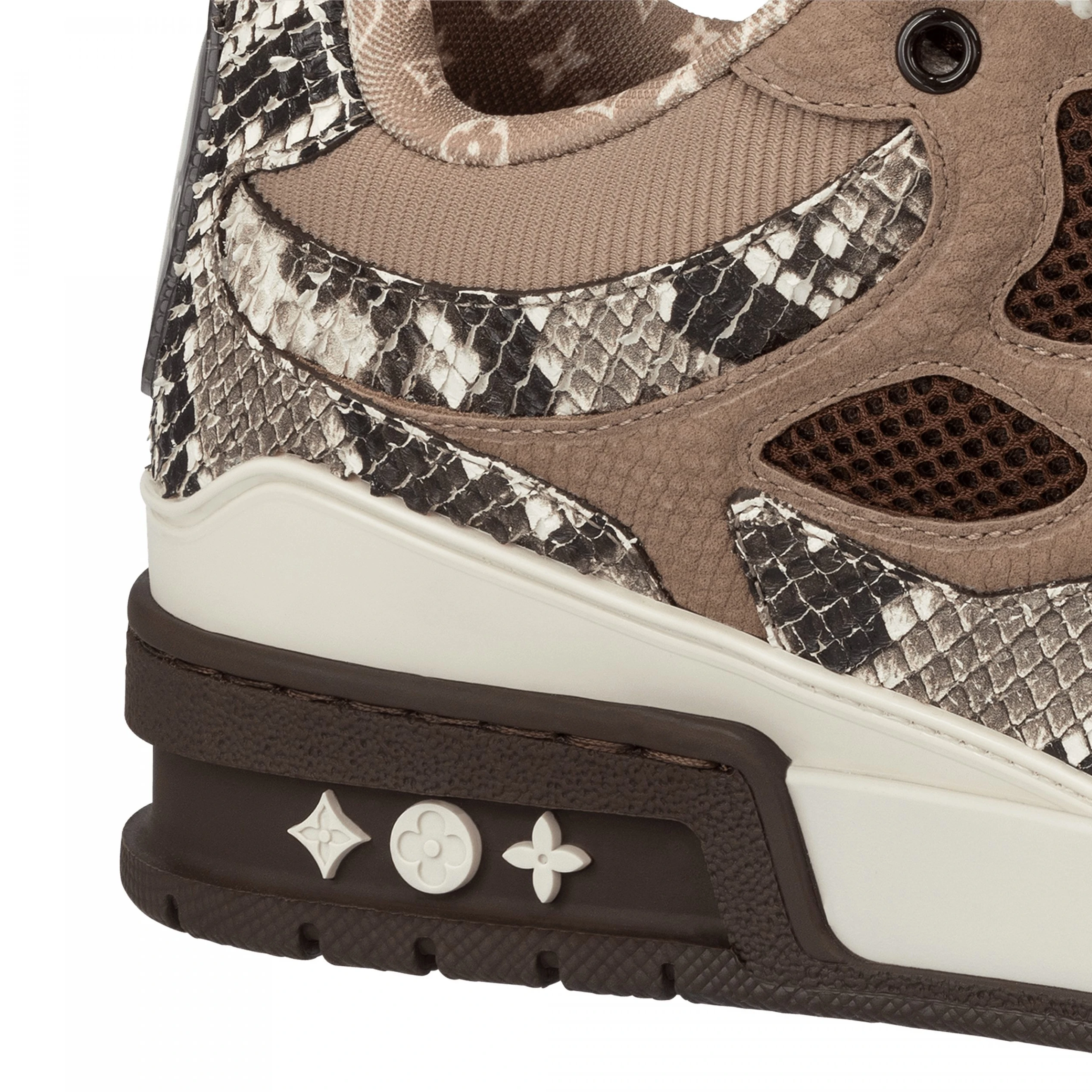Mythick Louis Vuitton LV Skate Sneaker Since 54 Monogram Flowers Brown 1ABMG1