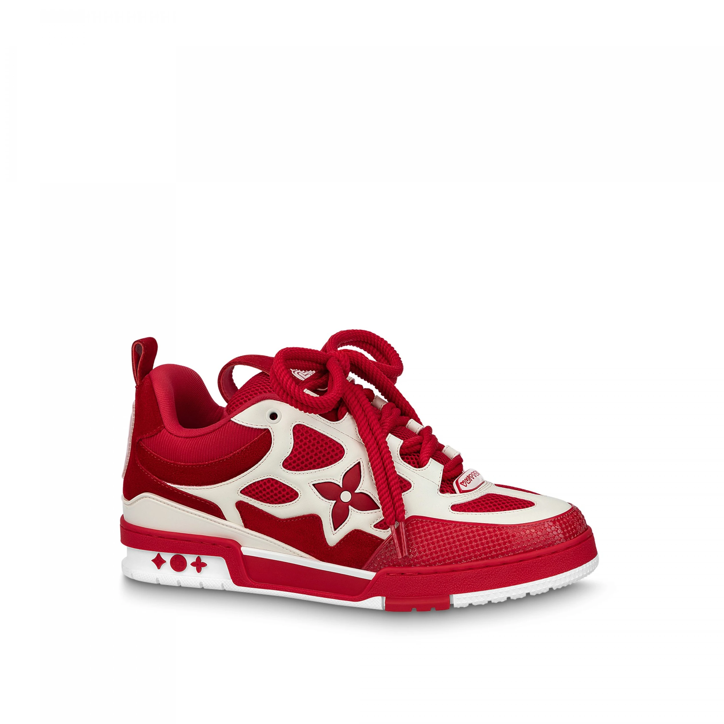 Louis Vuitton LV Skate Sneaker Since 54 Monogram Flowers Red 1AARS4