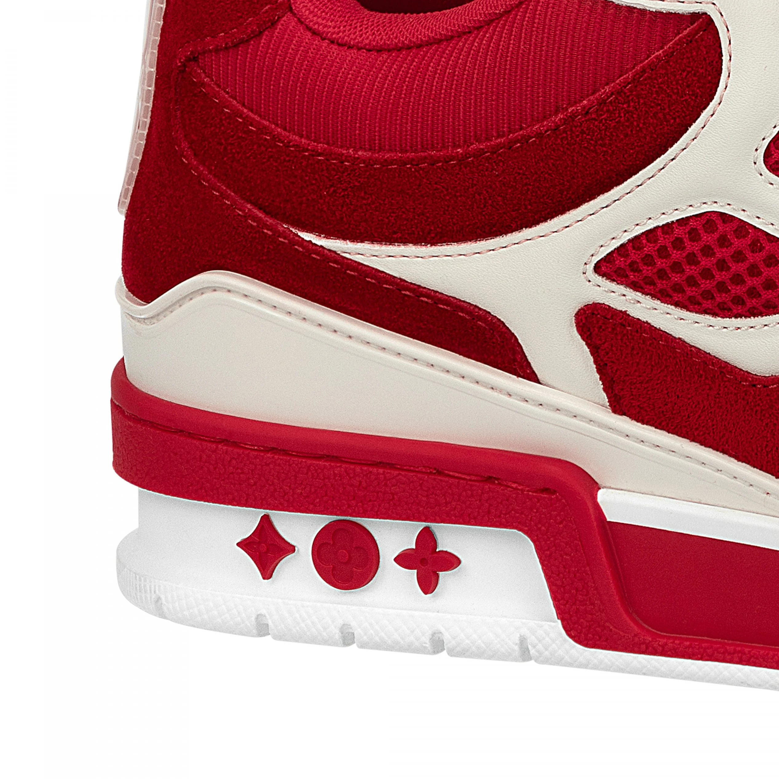 Replica bags Louis Vuitton LV Skate Sneaker Since 54 Monogram Flowers Red 1AARS4