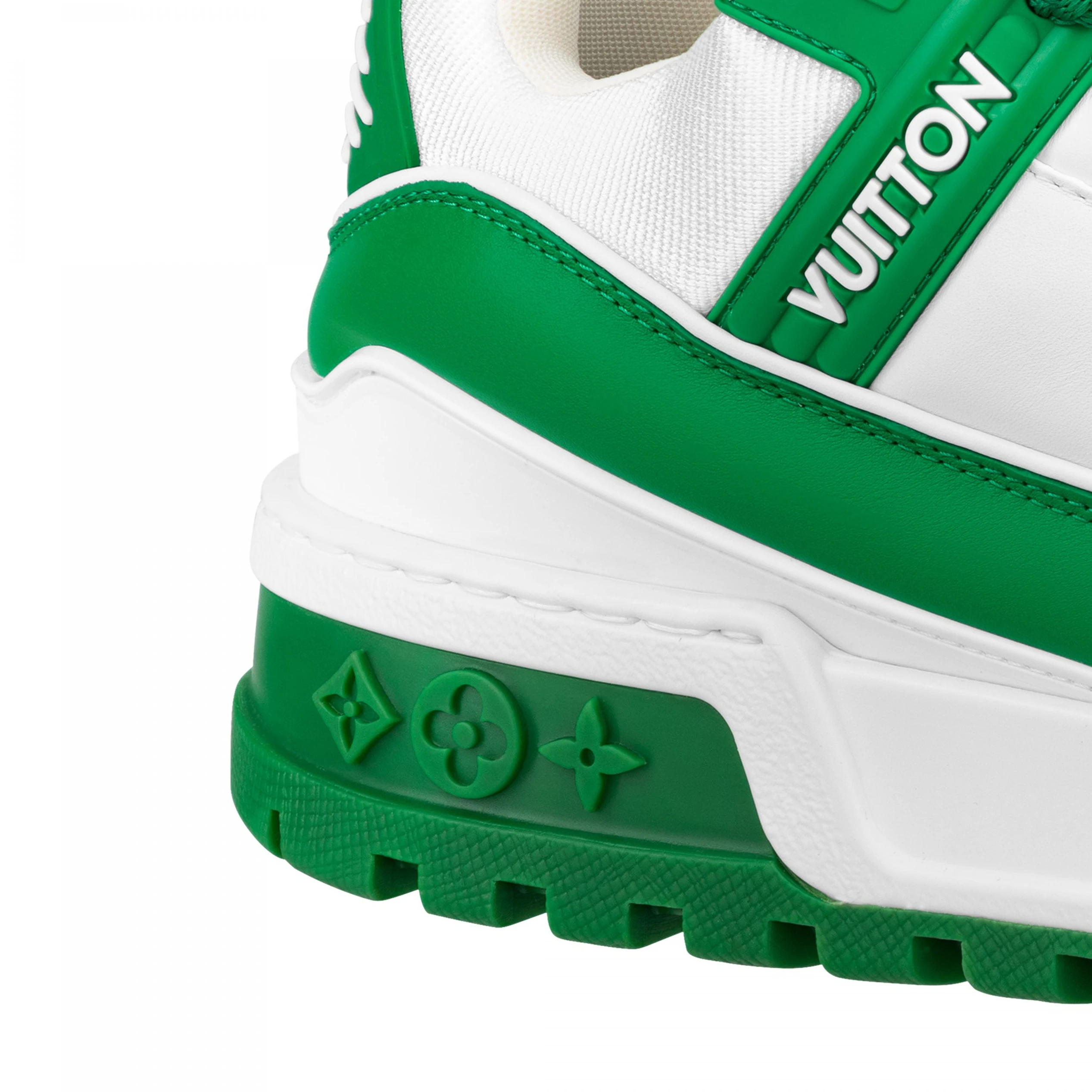 Top lv Louis Vuitton LV Trainer Maxi Sneaker Green 1AB8SC