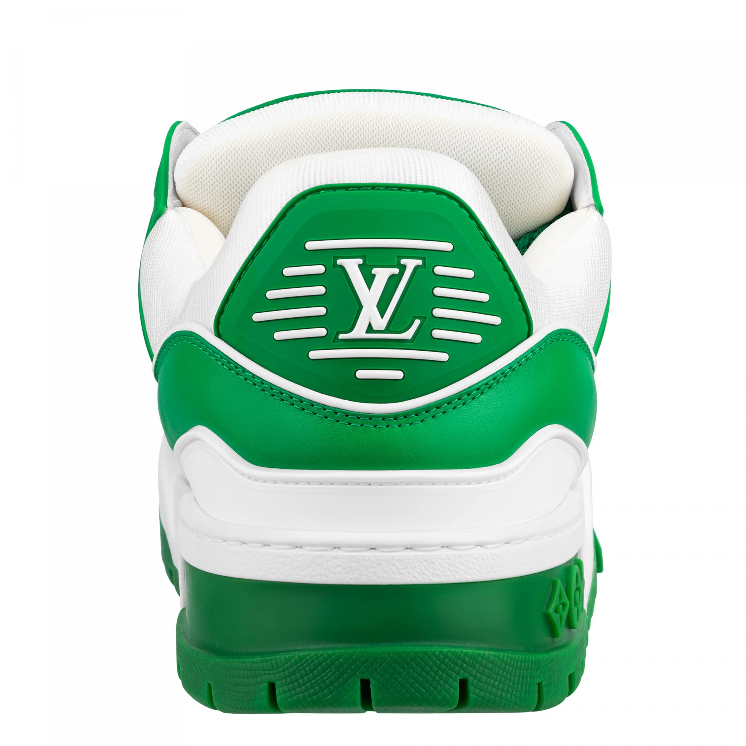 Top lv Louis Vuitton LV Trainer Maxi Sneaker Green 1AB8SC