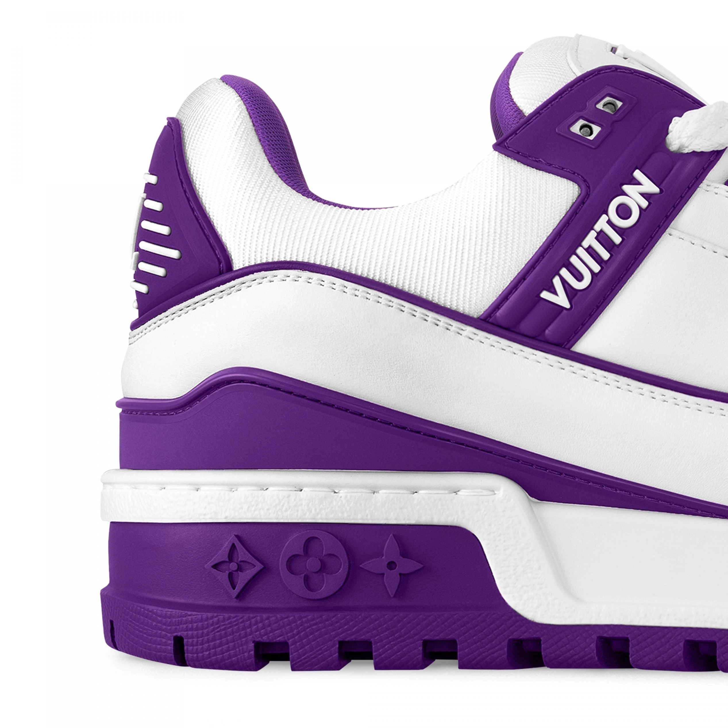 Louis vuitton locations Louis Vuitton LV Trainer Maxi Sneaker Purple 1ACPQ4