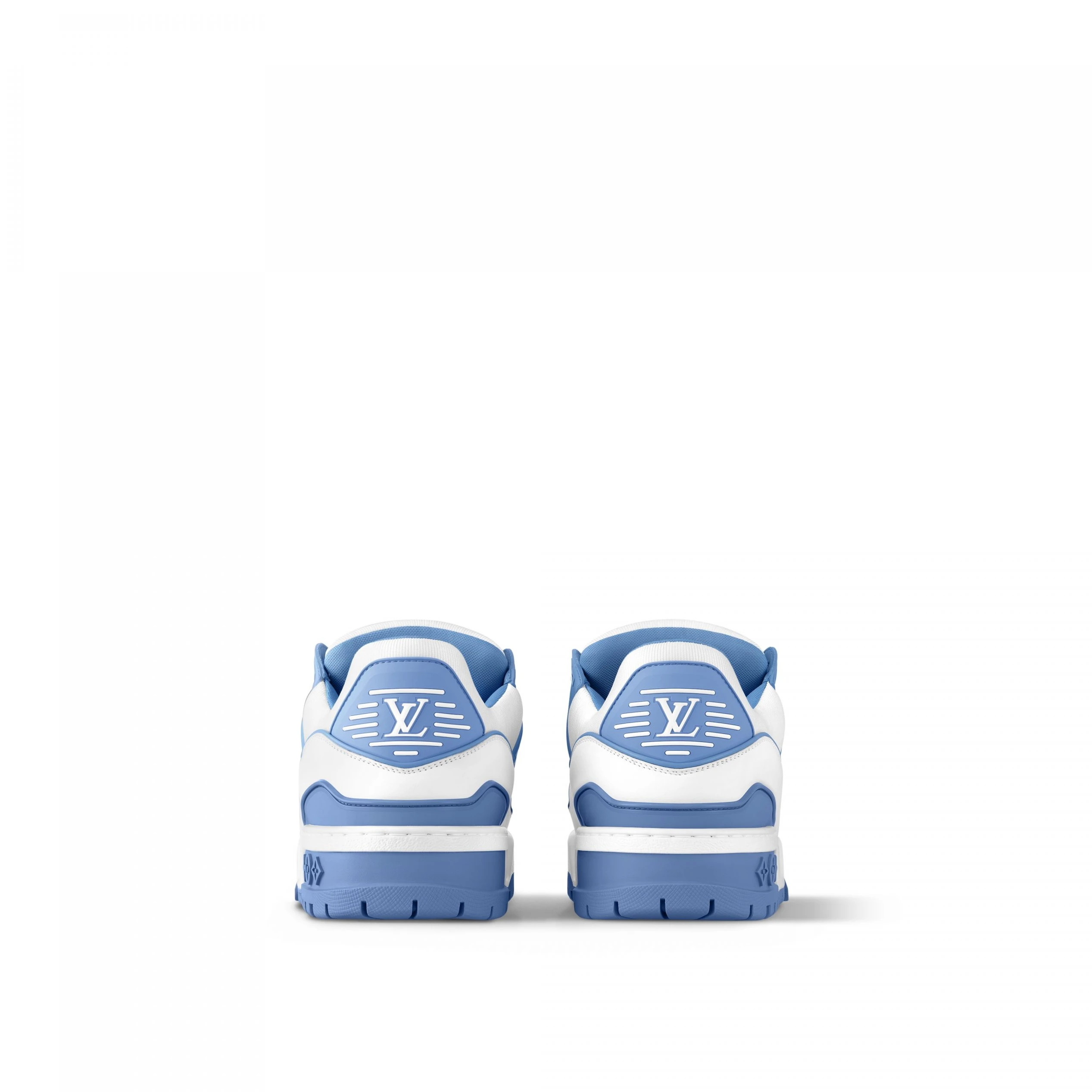 Top lv Louis Vuitton LV Trainer Maxi Sneaker Sky Blue 1ACPQY