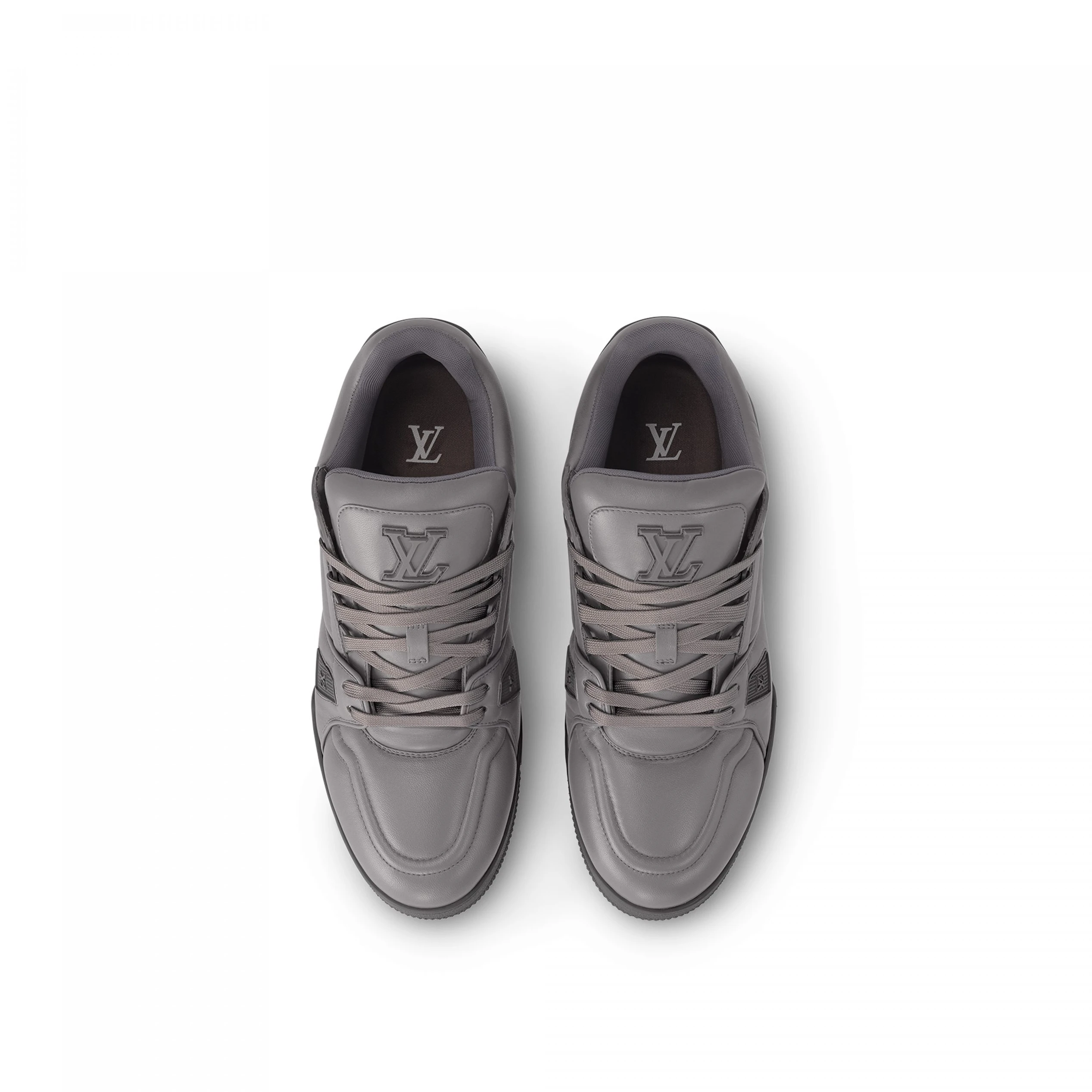 Louis vuitton locations Louis Vuitton LV Trainer Sneaker Calf leather Grey 1AC5CV