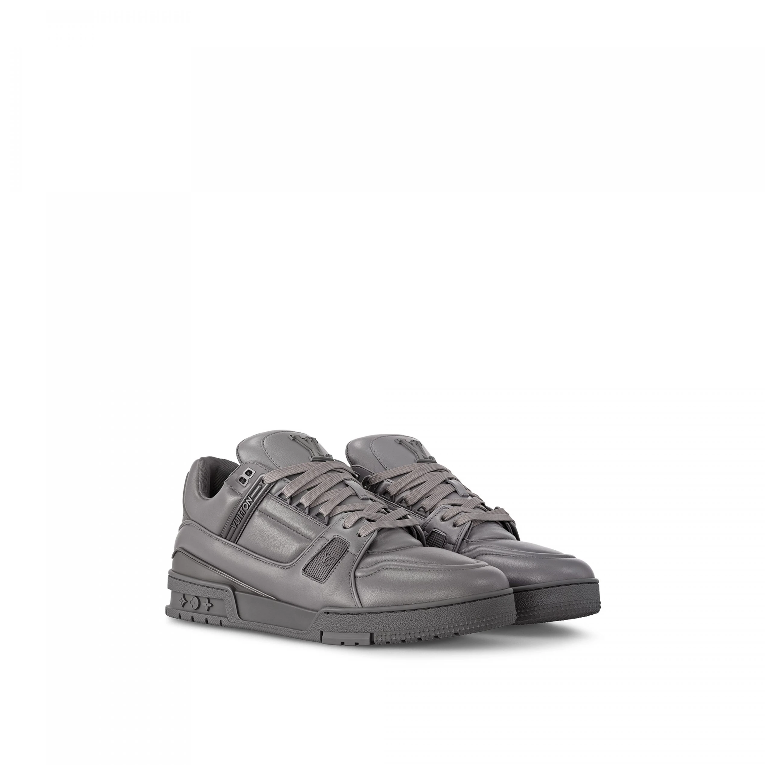 Louis vuitton locations Louis Vuitton LV Trainer Sneaker Calf leather Grey 1AC5CV